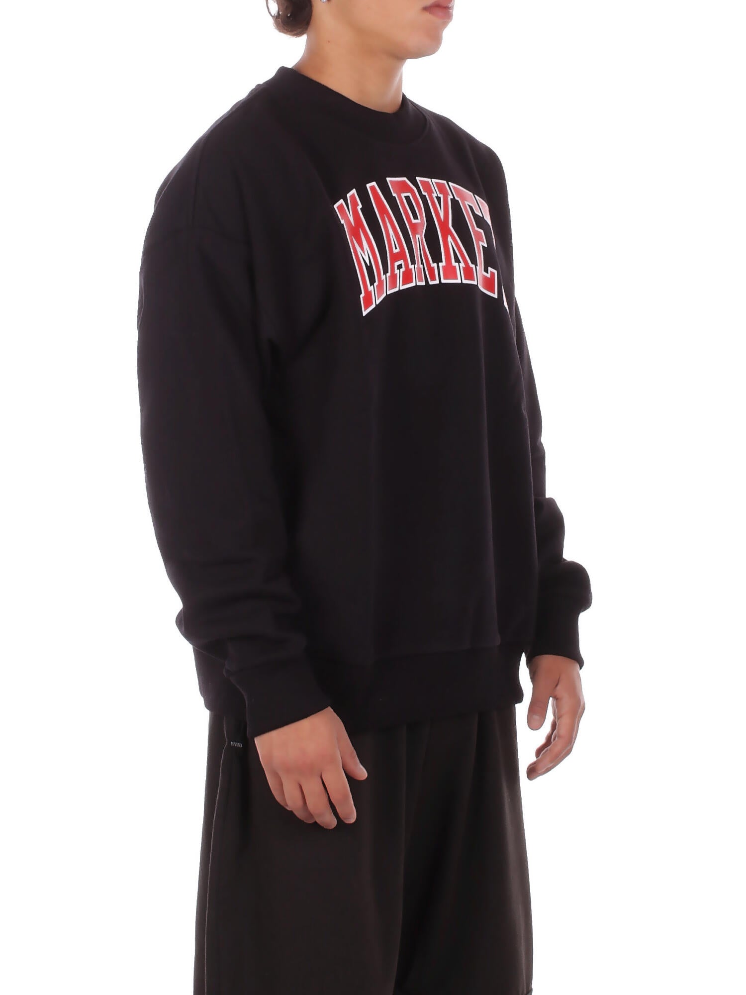 MARKET Uomo Felpa F5MKMASW007 110 Sweatshirt man Black