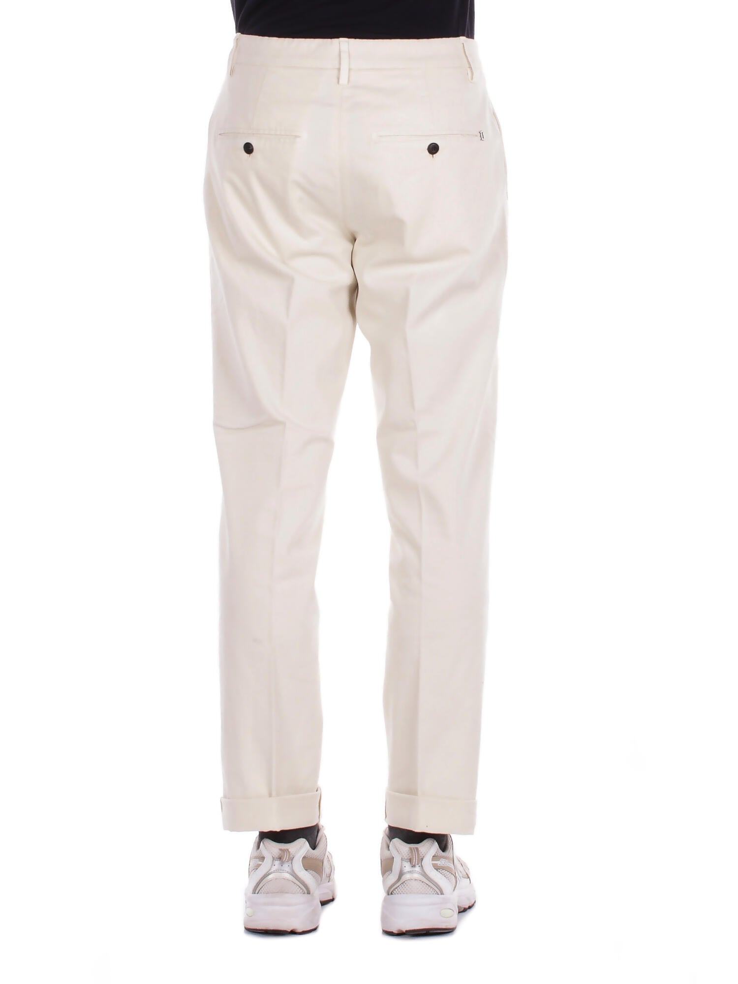 DONDUP Uomo Jeans UP688 GSE043U 005 Pantalone gaubert relax Panna