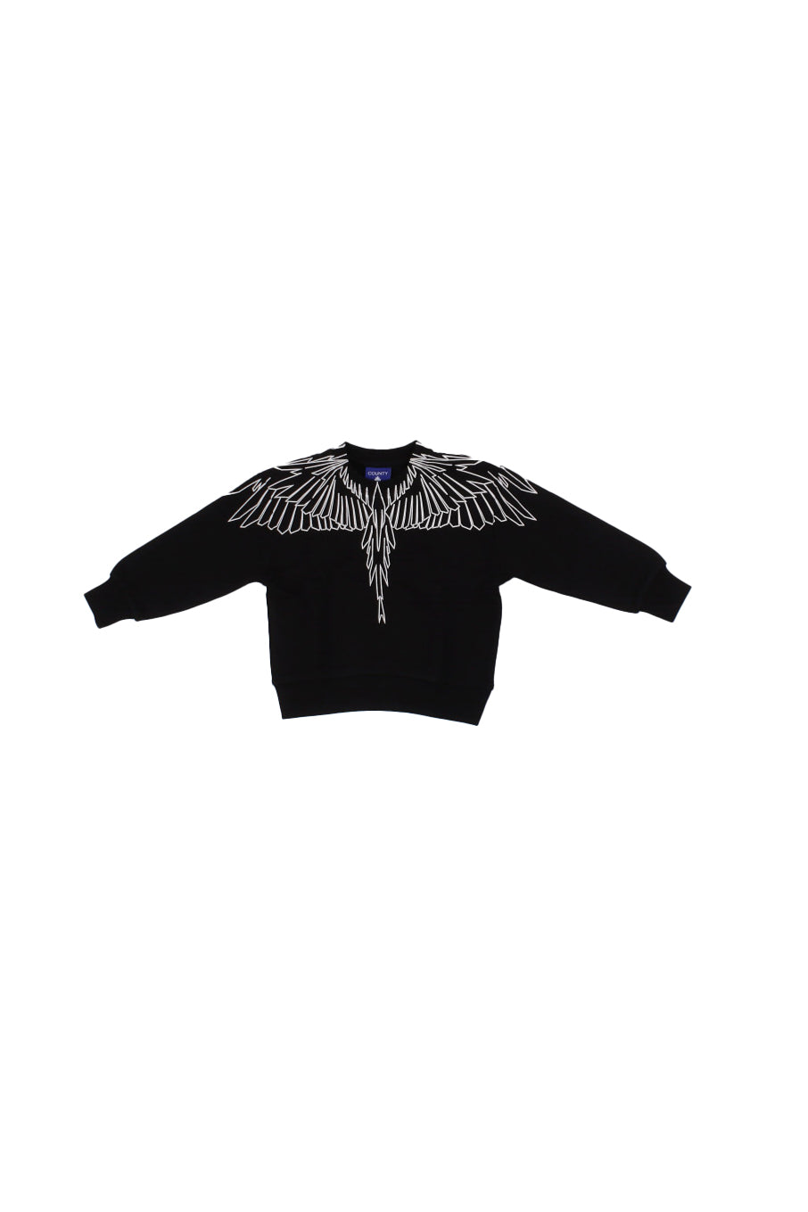 MARCELO BURLON COUNTY OF MILAN Bambino Felpa F5CMJBSW071 110 Sweatshirt boy Black