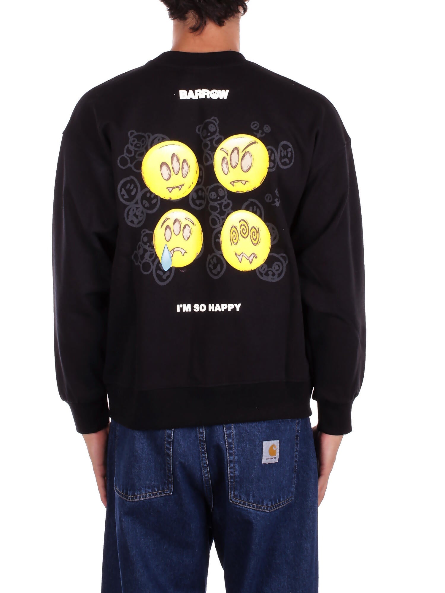 BARROW Unisex Felpa F5BWUASW083 110 Sweatshirt unisex Nero