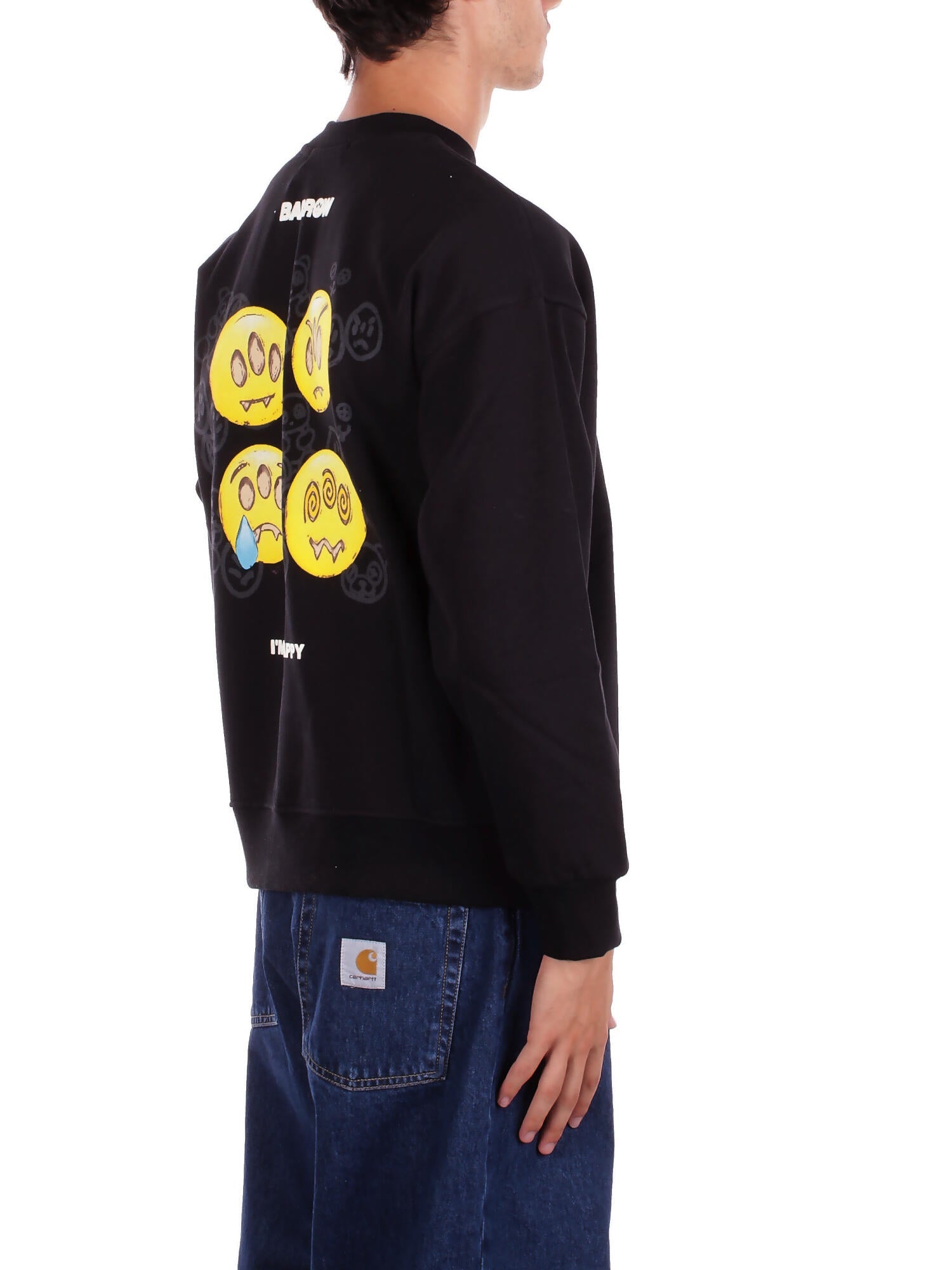 BARROW Unisex Felpa F5BWUASW083 110 Sweatshirt unisex Nero