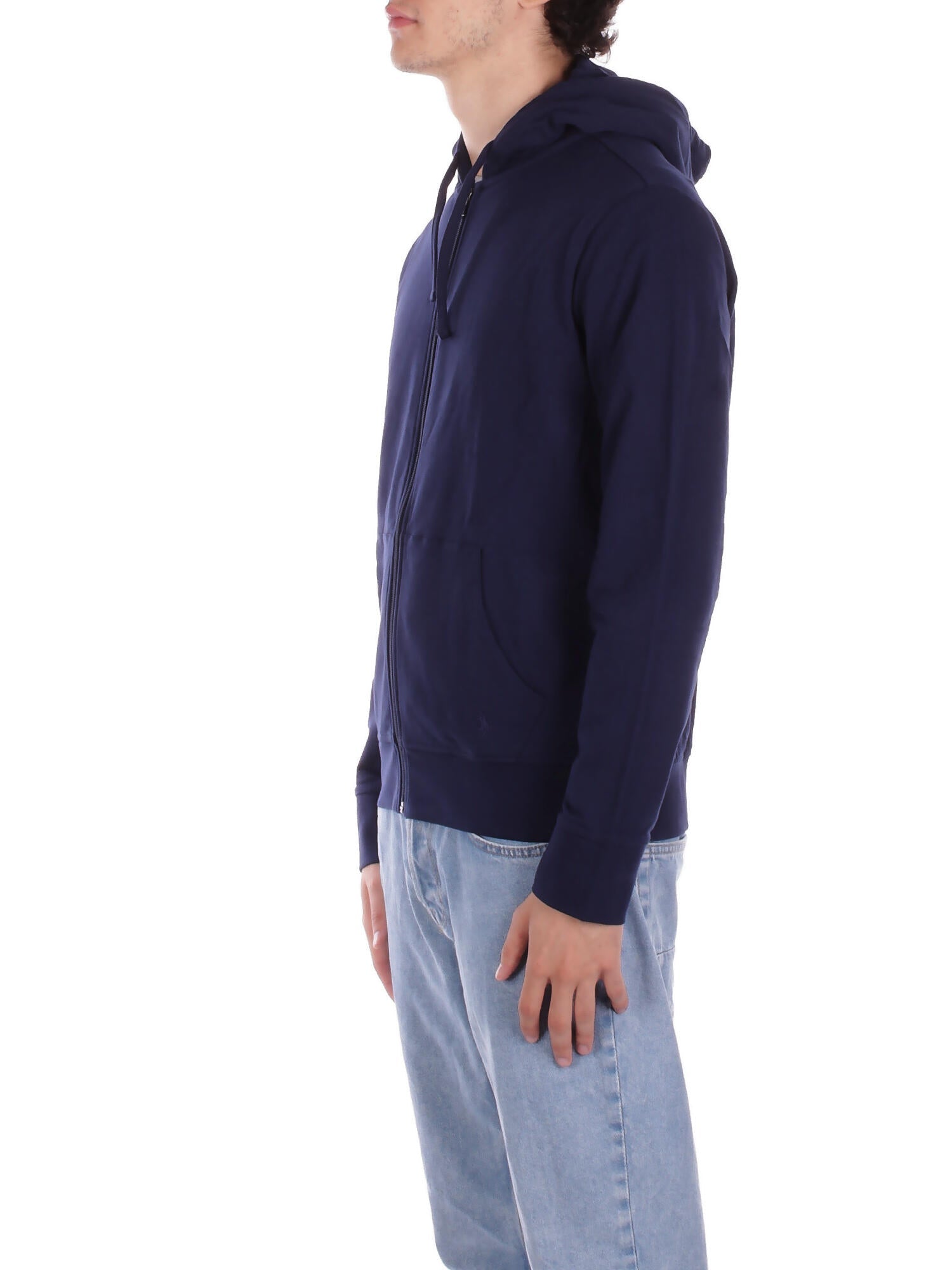 RALPH LAUREN Uomo Felpa 714962527 007 Hoodie lounge top Navy