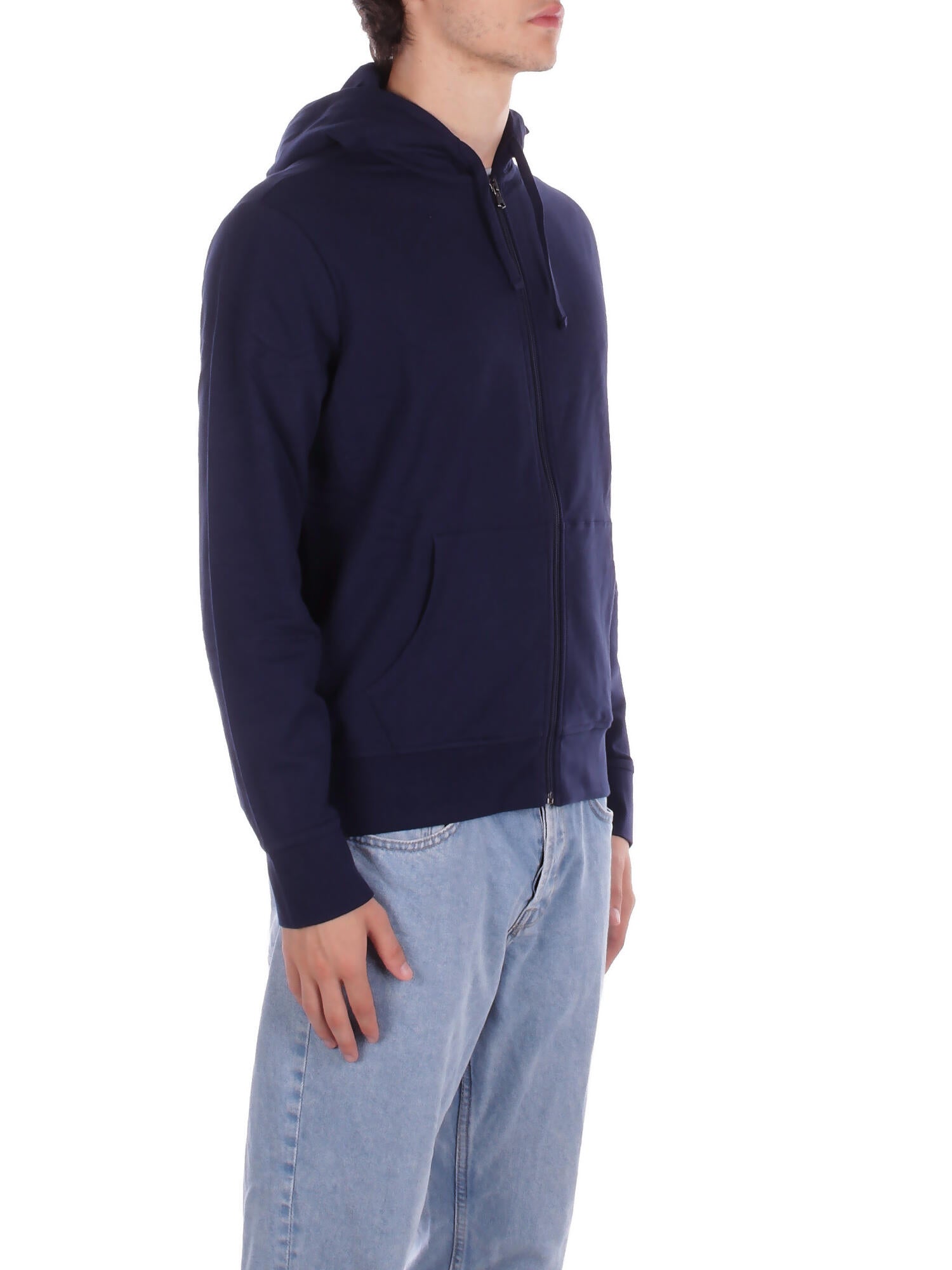 RALPH LAUREN Uomo Felpa 714962527 007 Hoodie lounge top Navy
