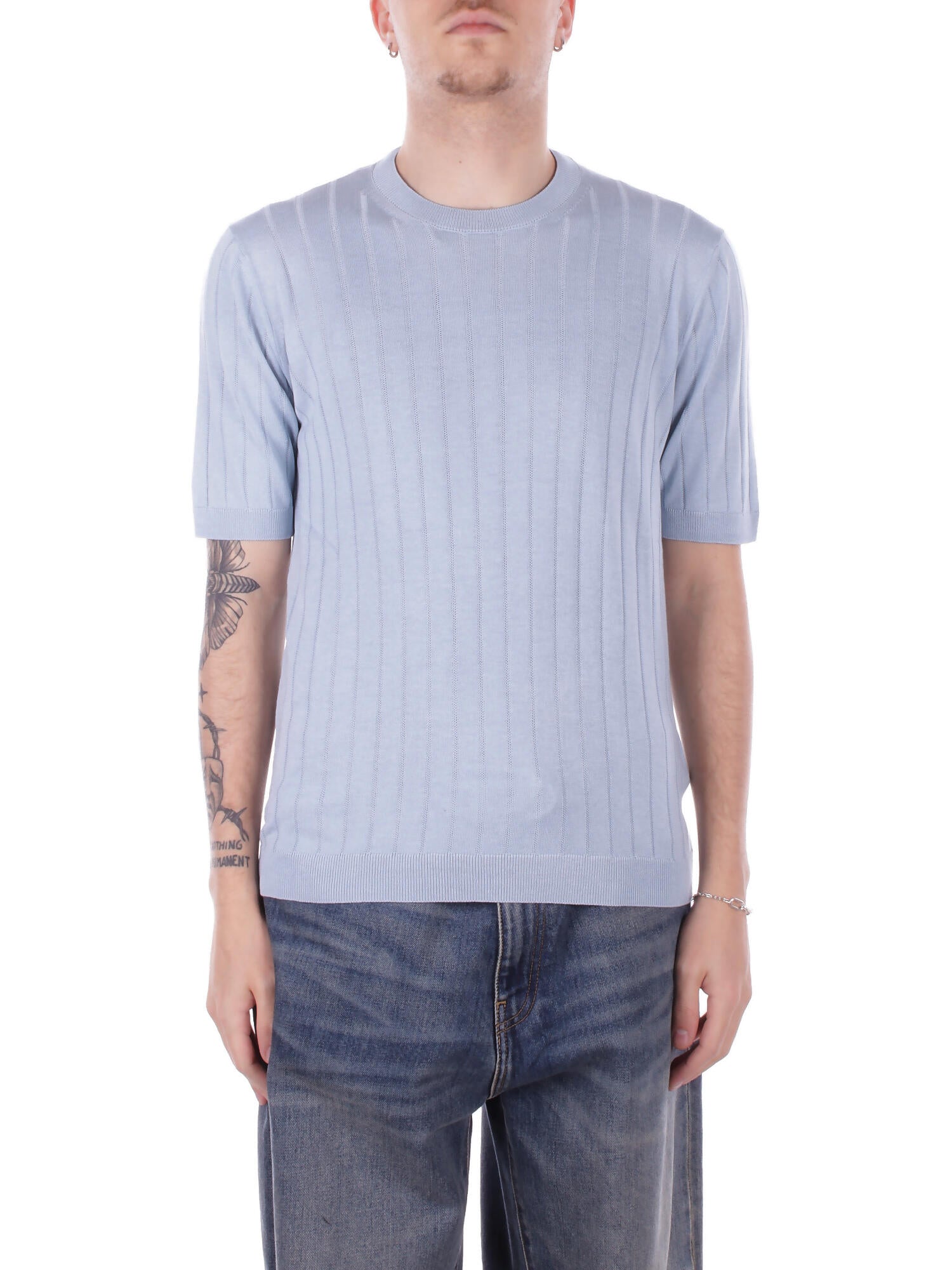 TAGLIATORE Uomo Maglia RODEN PE PWE25 CIELO Tre quarti Cielo
