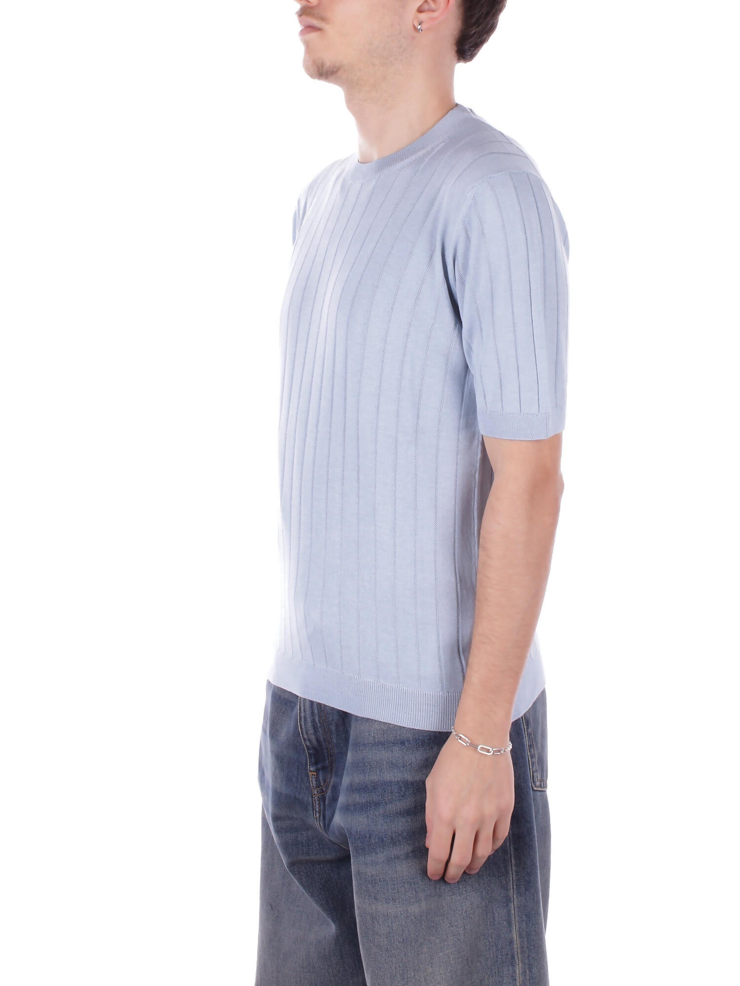 TAGLIATORE Uomo Maglia RODEN PE PWE25 CIELO Tre quarti Cielo