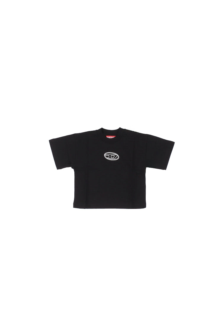 DIESEL Bambina T-shirt J02428 00YI9 K900 Tixan Nero