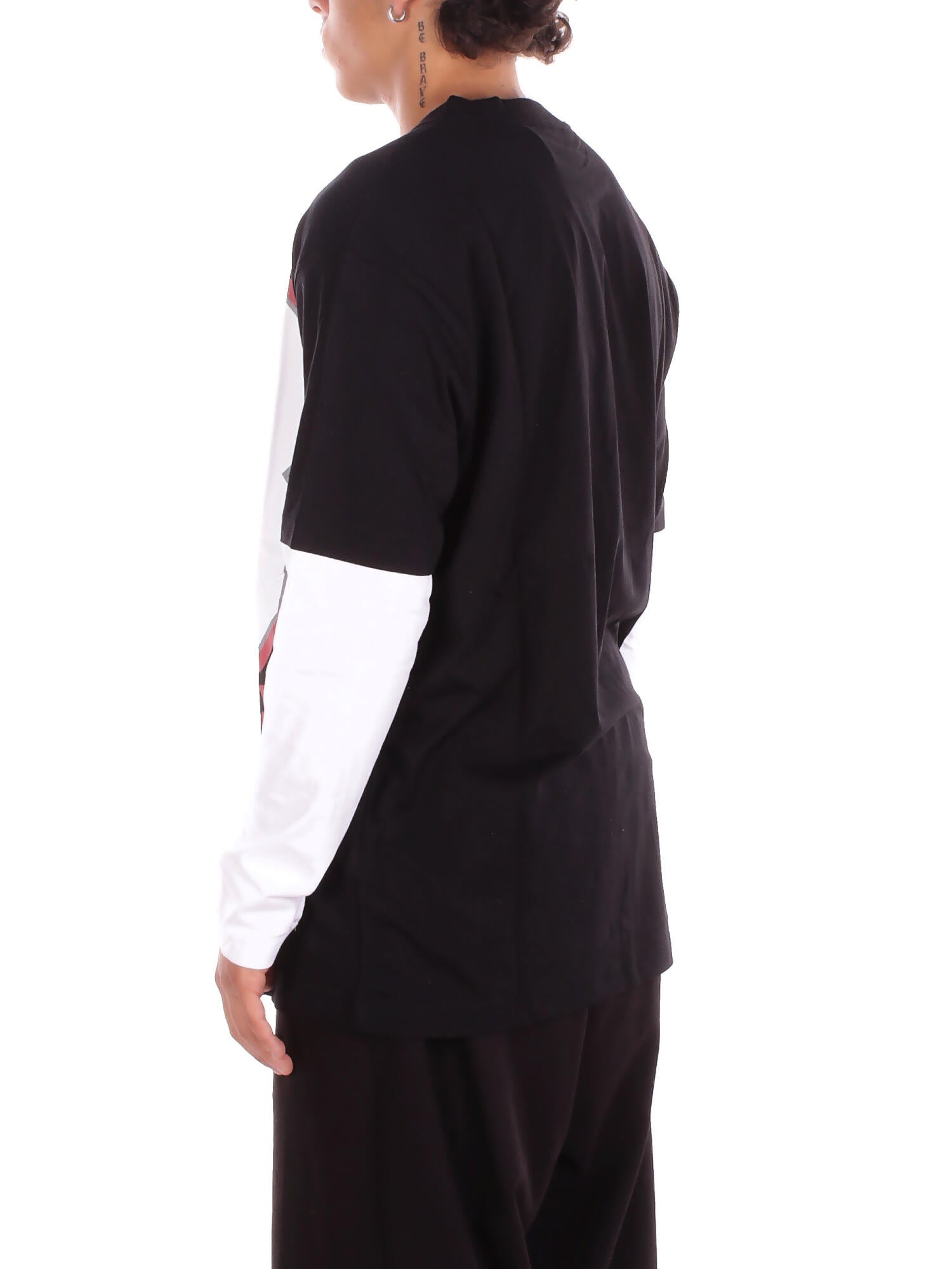 JOHN RICHMOND Uomo T-shirt UMA25109TS BLACK T-shirt pinda Black