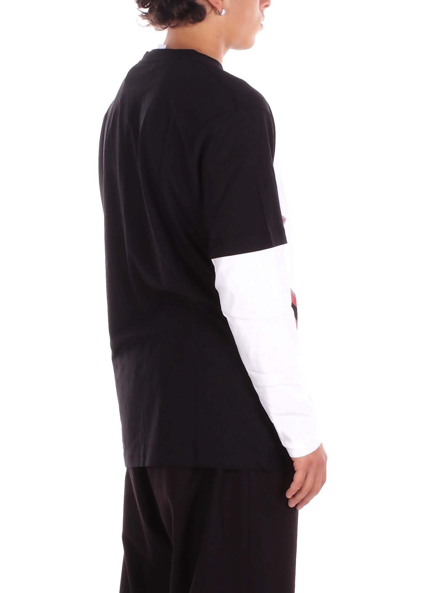 JOHN RICHMOND Uomo T-shirt UMA25109TS BLACK T-shirt pinda Black