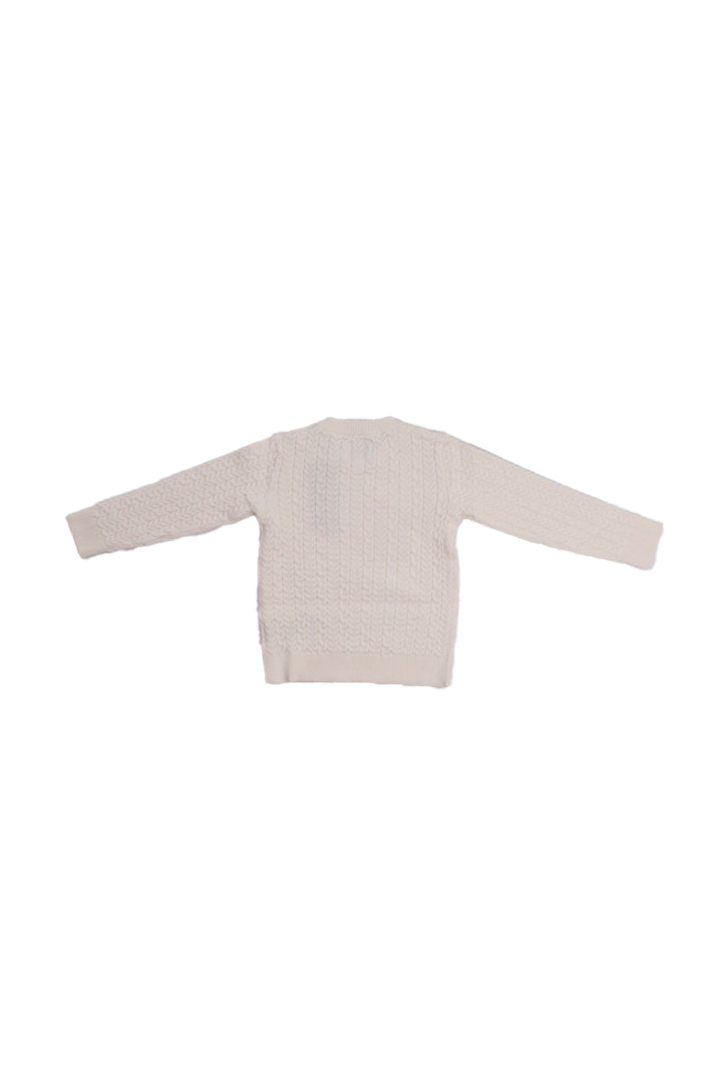 GUESS Bambina Maglia K5YR04Z3OI0 G012 Ls sweater Cream