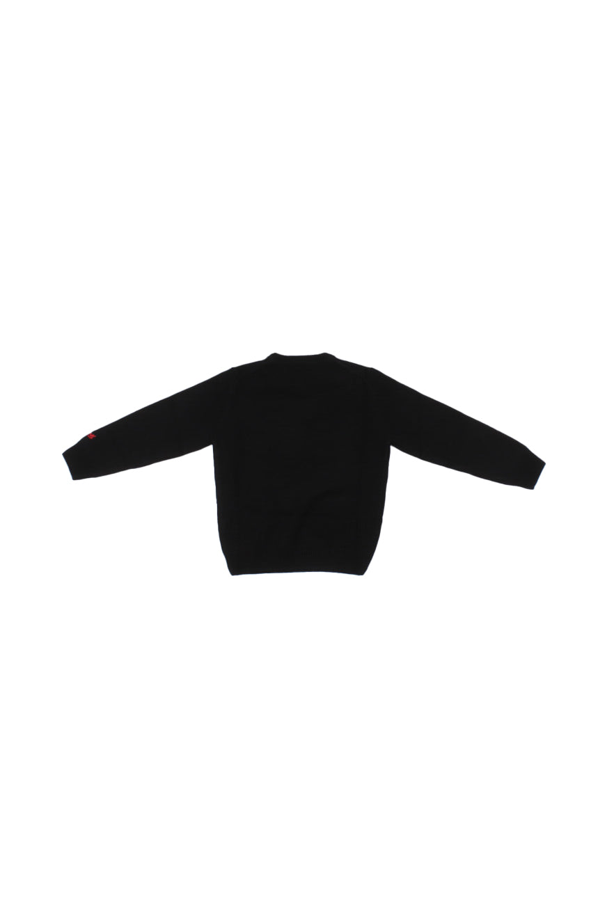 MC2 SAINT BARTH Bambino Maglia DOU0001 00326I 00 Snoopy dj Black