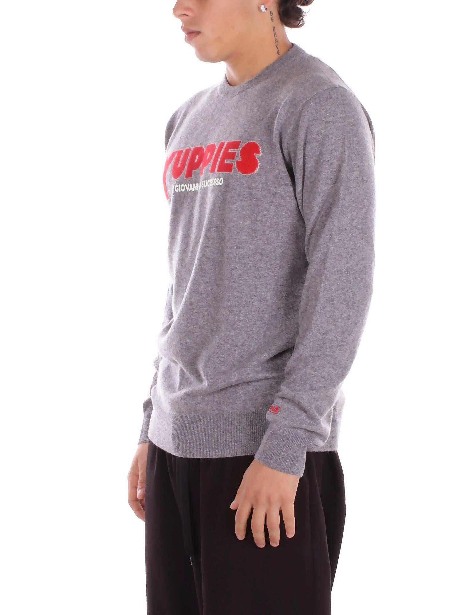 MC2 SAINT BARTH Uomo Maglia HER0005 03427I 15 Heron light yuppies Grigio