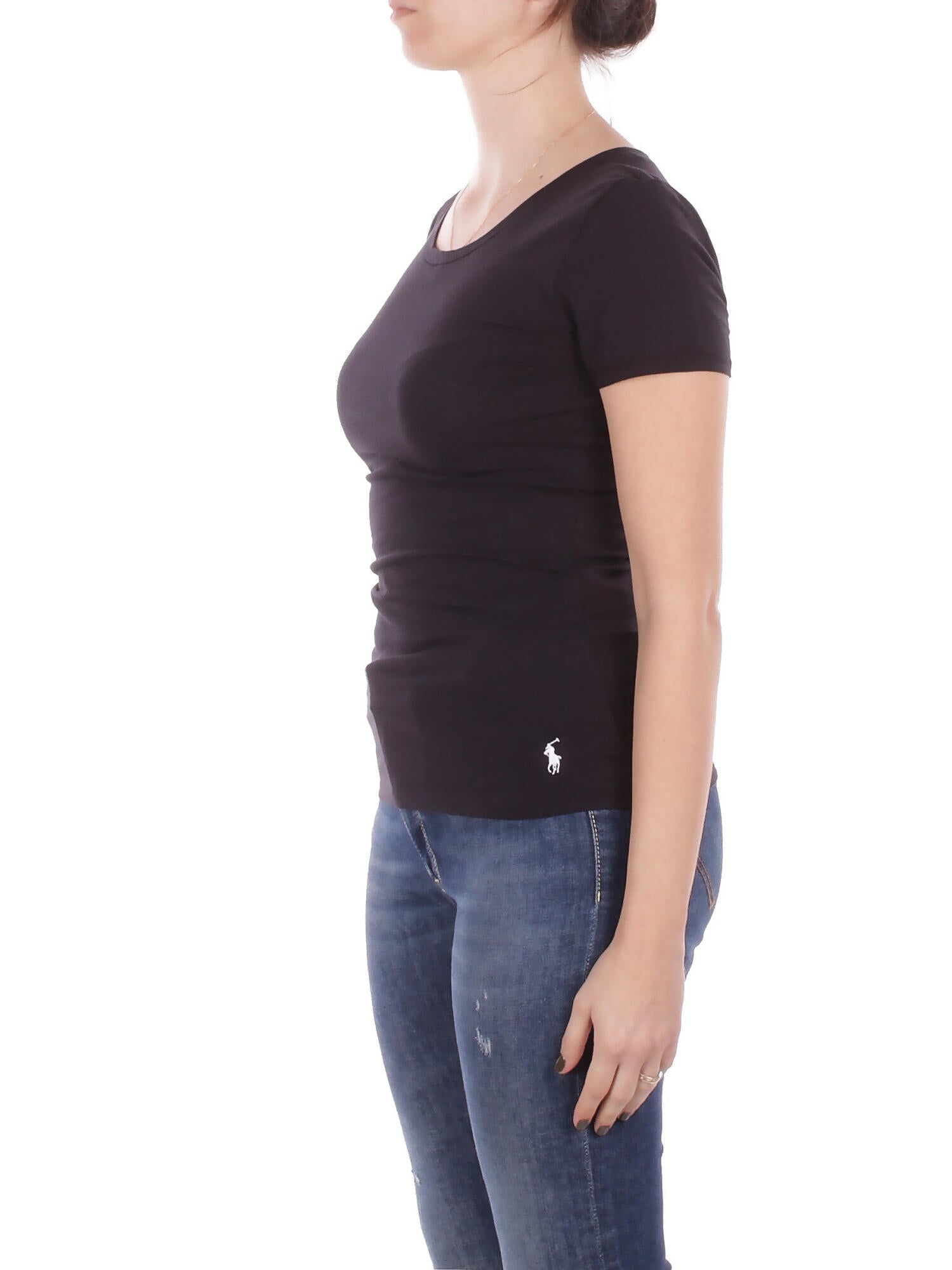RALPH LAUREN Donna T-shirt 4P0486 004 T-shirt polo Black