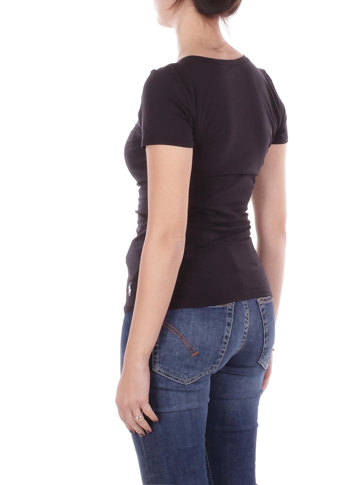 RALPH LAUREN Donna T-shirt 4P0486 004 T-shirt polo Black