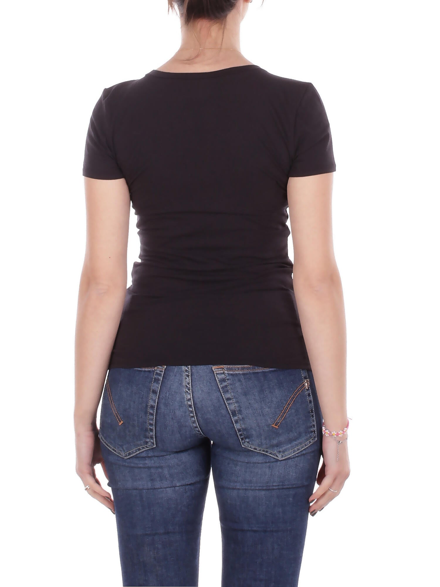 RALPH LAUREN Donna T-shirt 4P0486 004 T-shirt polo Black