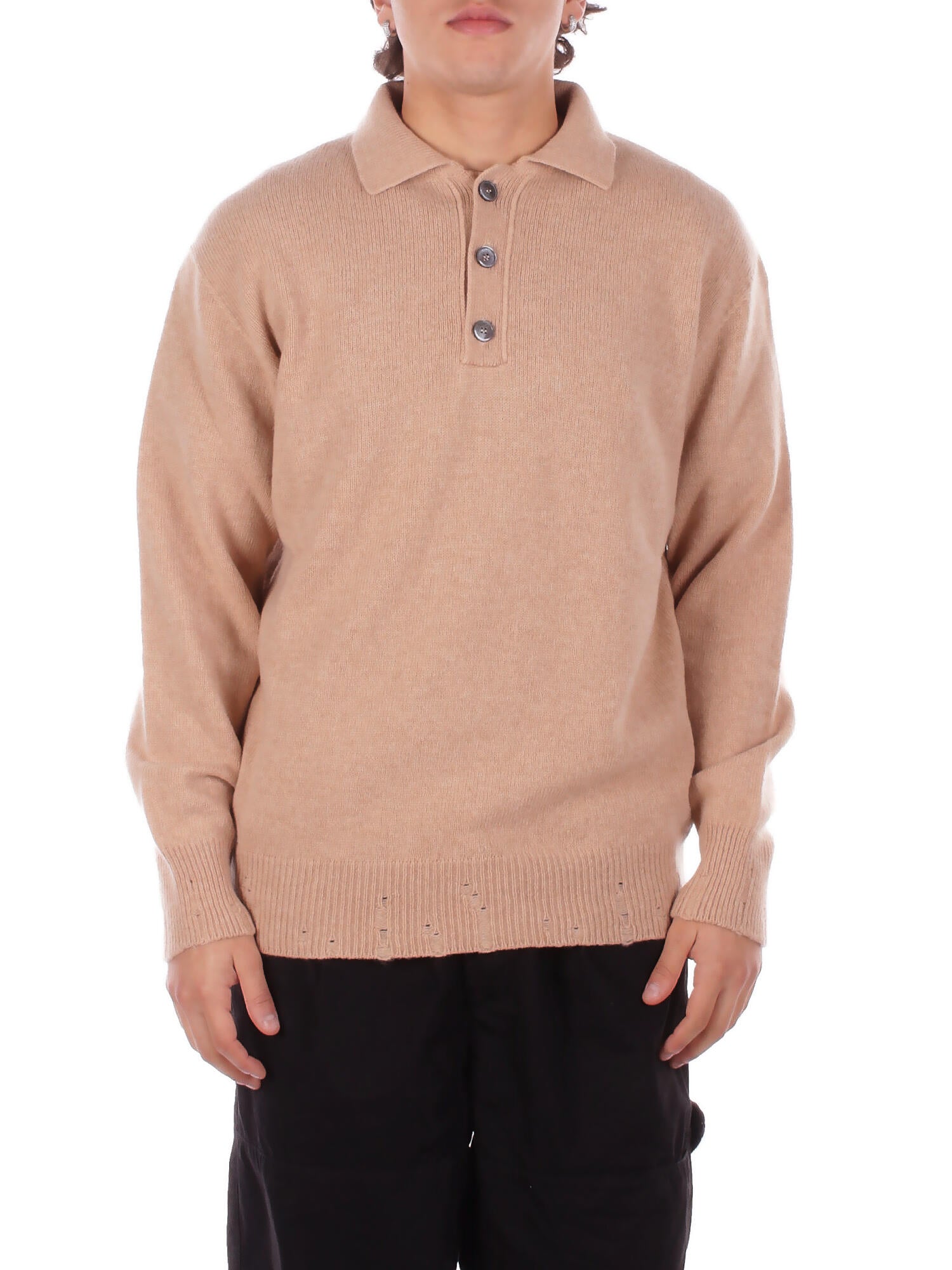 AMARANTO Uomo Maglia B9F0032 FU06M Knitwear Beige