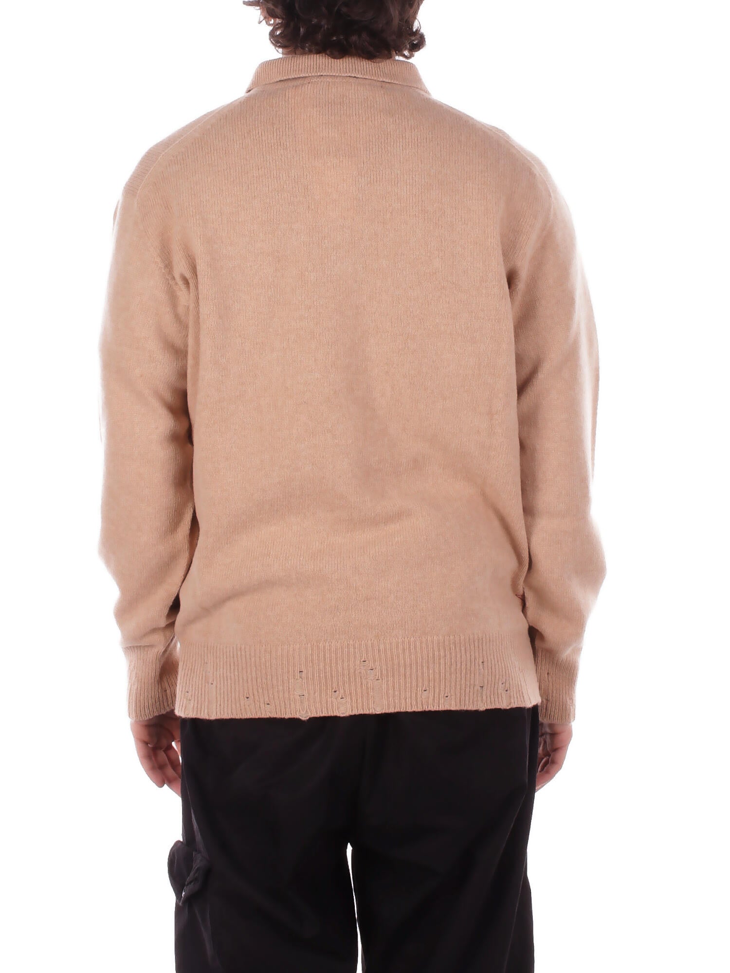 AMARANTO Uomo Maglia B9F0032 FU06M Knitwear Beige