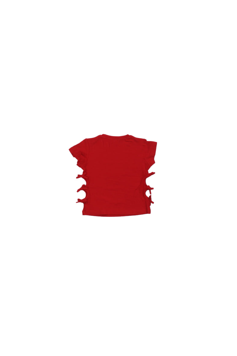 MANILA GRACE Bambina T-shirt 306TMBS25 RE112 T-shirt Rosso