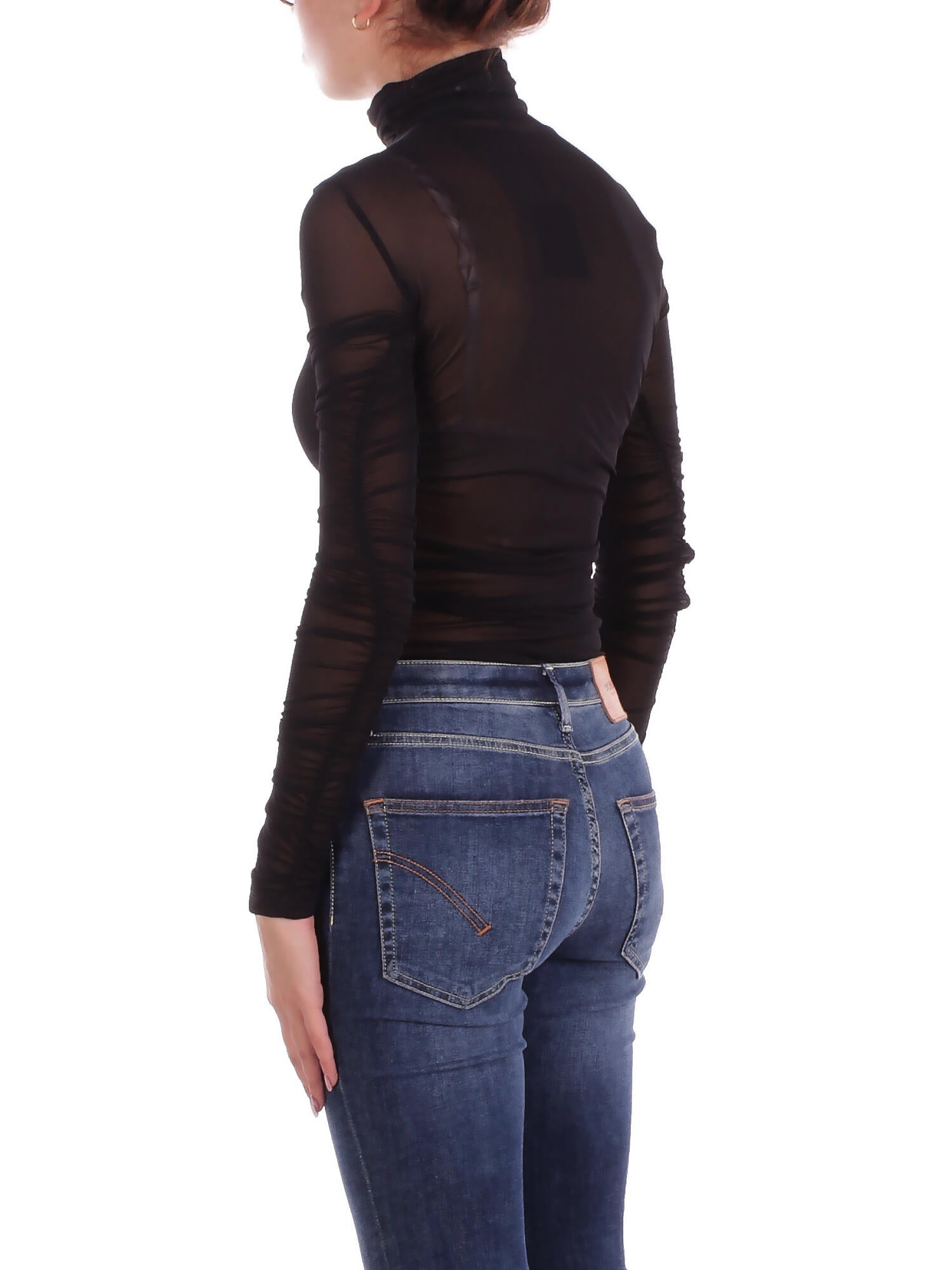 KOSTUMN1Â° Donna Body KI25128 NERO Body in tulle Nero