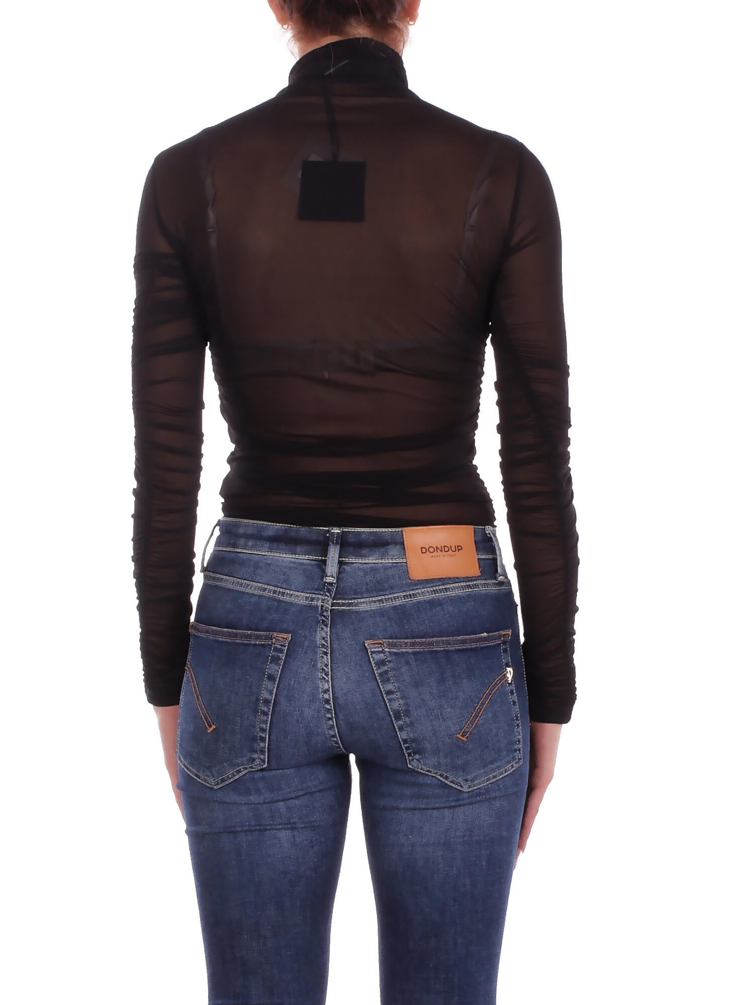 KOSTUMN1Â° Donna Body KI25128 NERO Body in tulle Nero