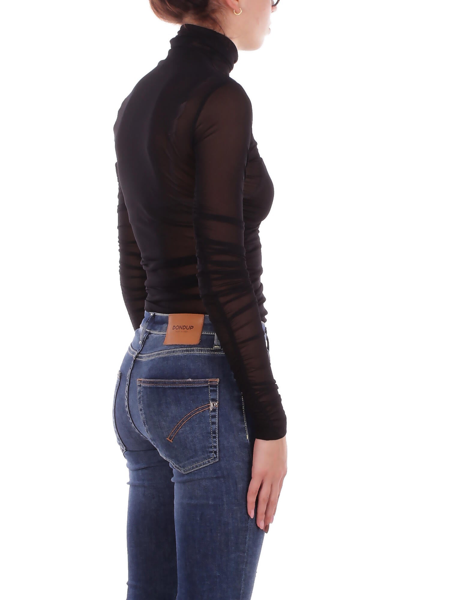 KOSTUMN1Â° Donna Body KI25128 NERO Body in tulle Nero