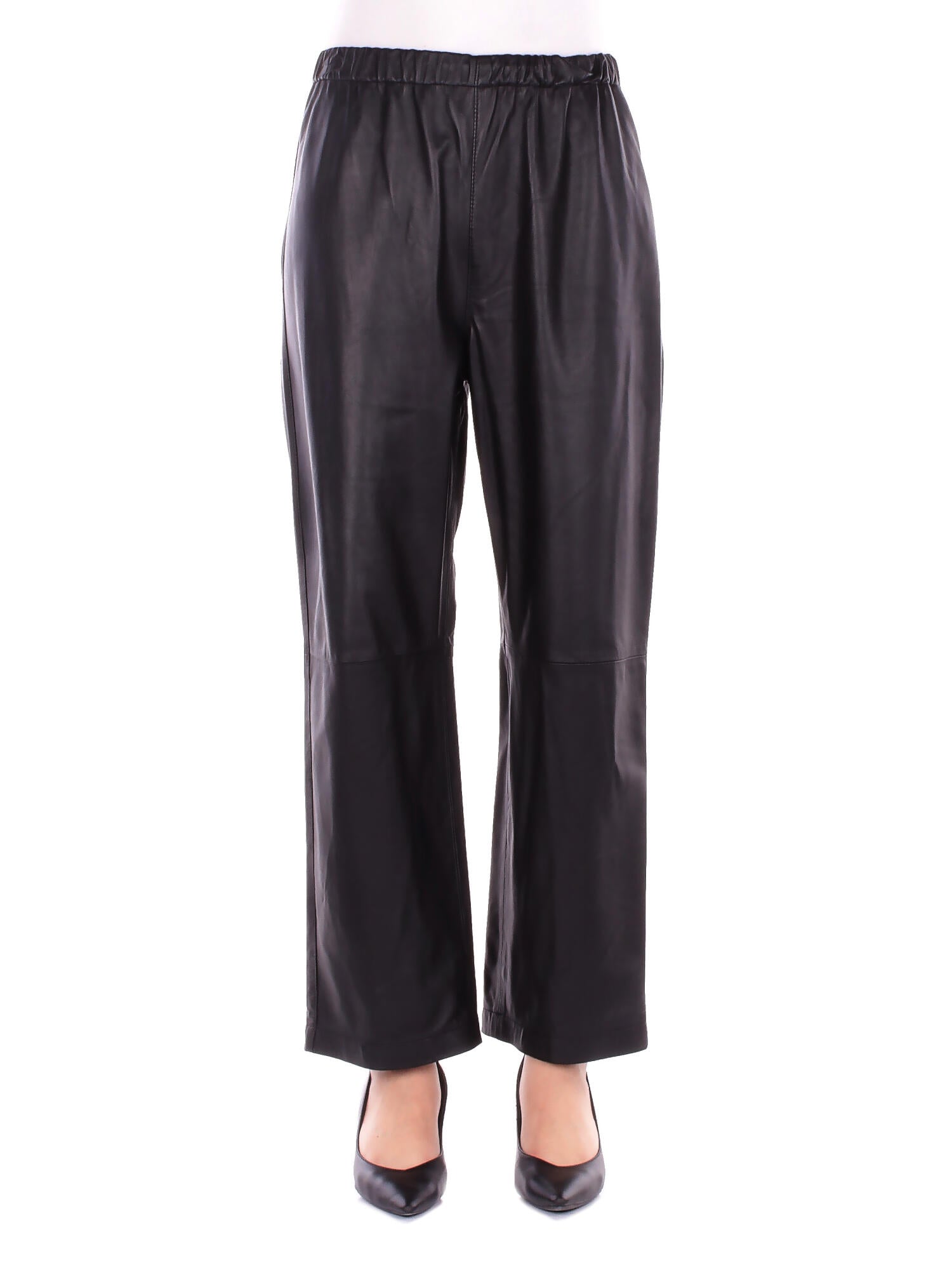 SOLOTRE Donna Pantalone M1F0047 A99 NERO Classic Nero