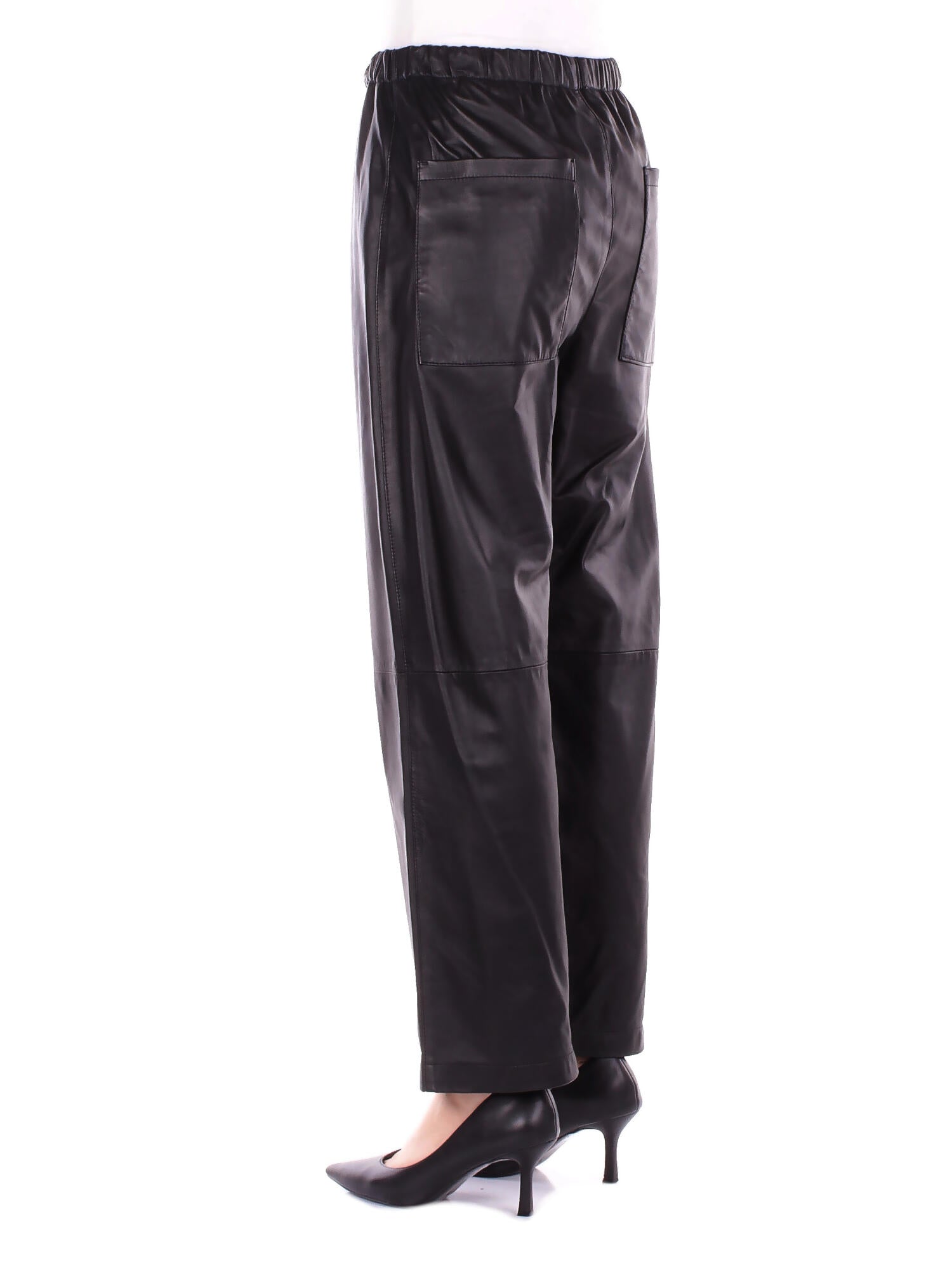 SOLOTRE Donna Pantalone M1F0047 A99 NERO Classic Nero