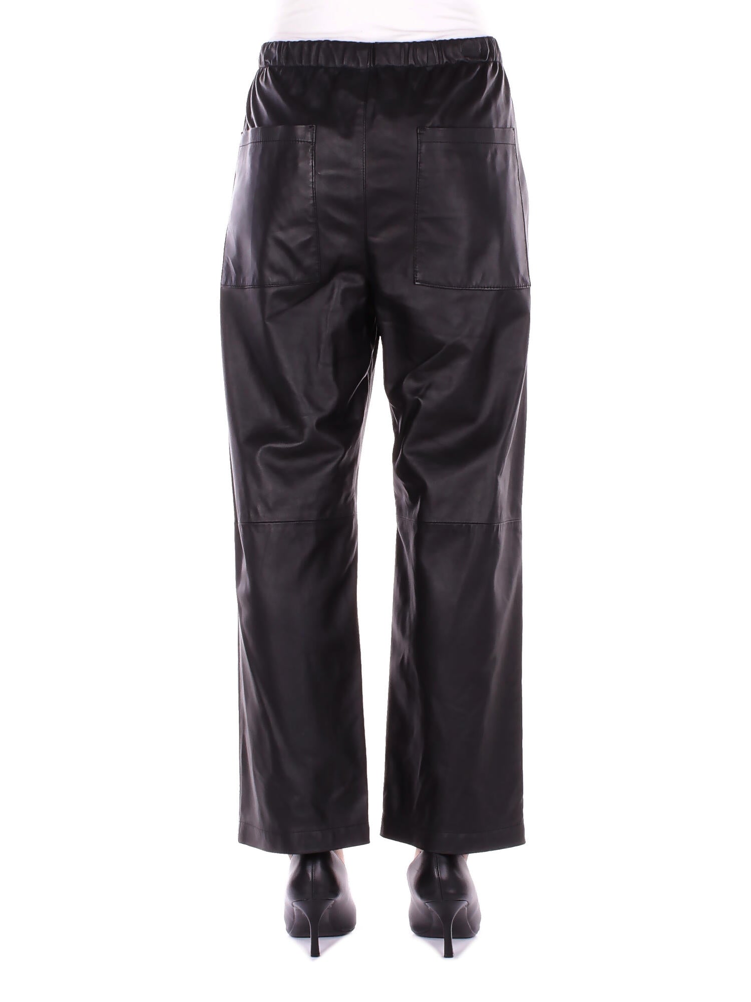 SOLOTRE Donna Pantalone M1F0047 A99 NERO Classic Nero