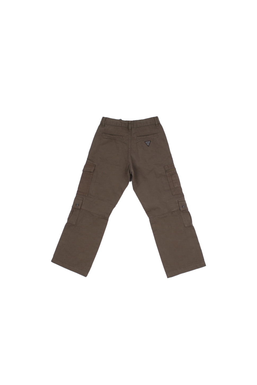 GUESS Bambino Pantalone L5YB02W0130 G8F6 Rigid gabardine cargo pants Olive