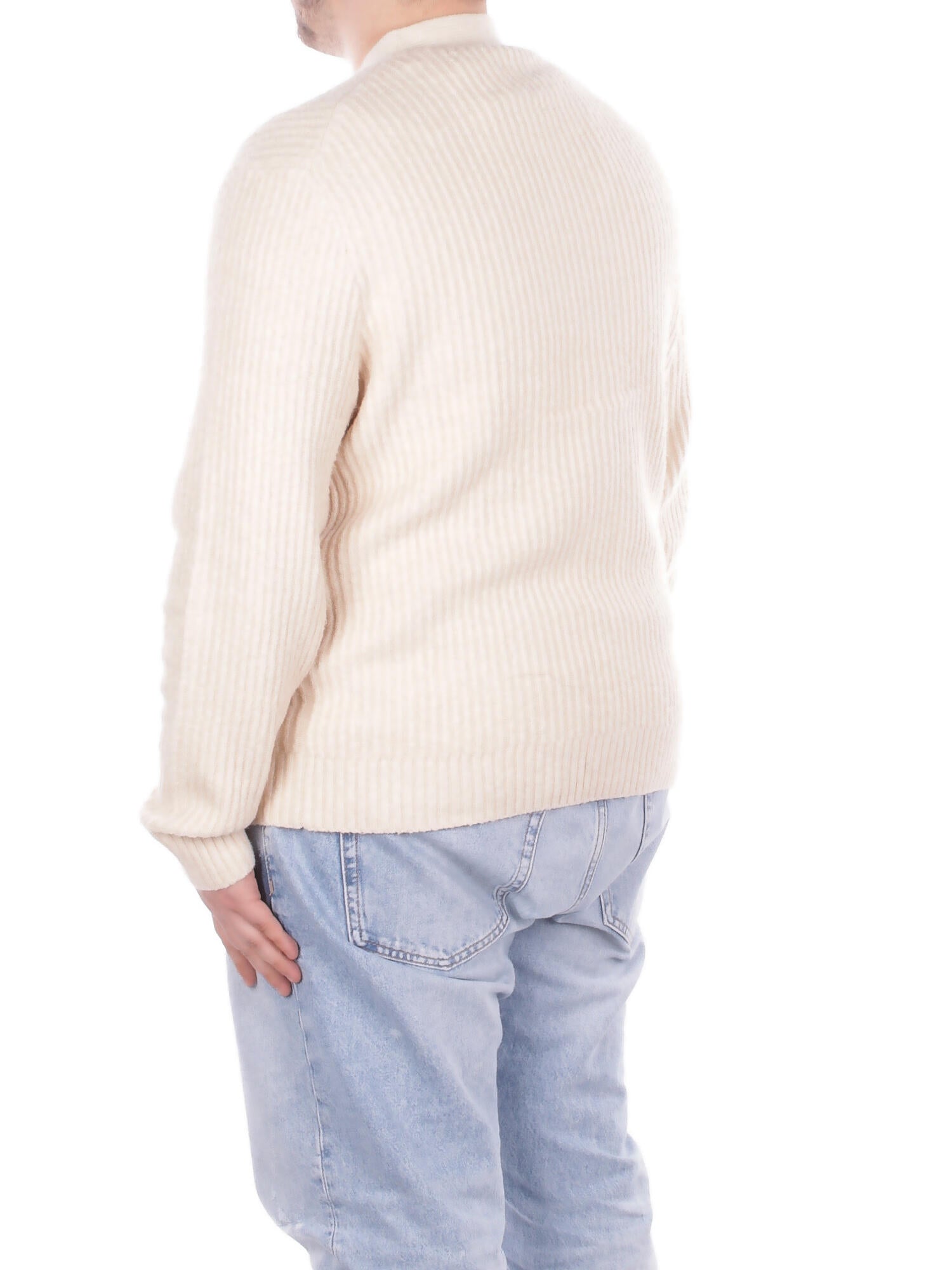 ONLY & SONS Uomo Maglia 22033787 OATMEAL Onsframe rlx cardigan knit Panna