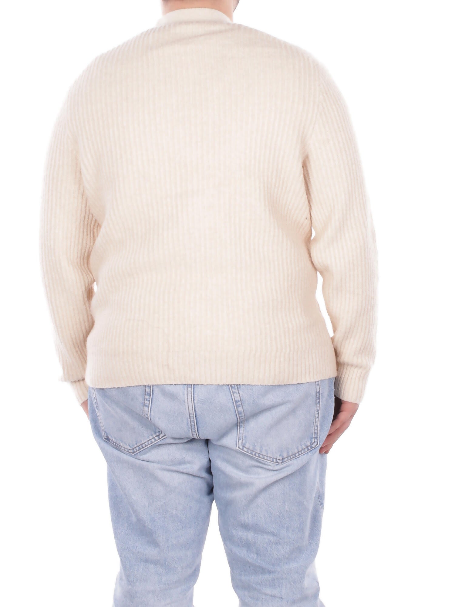 ONLY & SONS Uomo Maglia 22033787 OATMEAL Onsframe rlx cardigan knit Panna