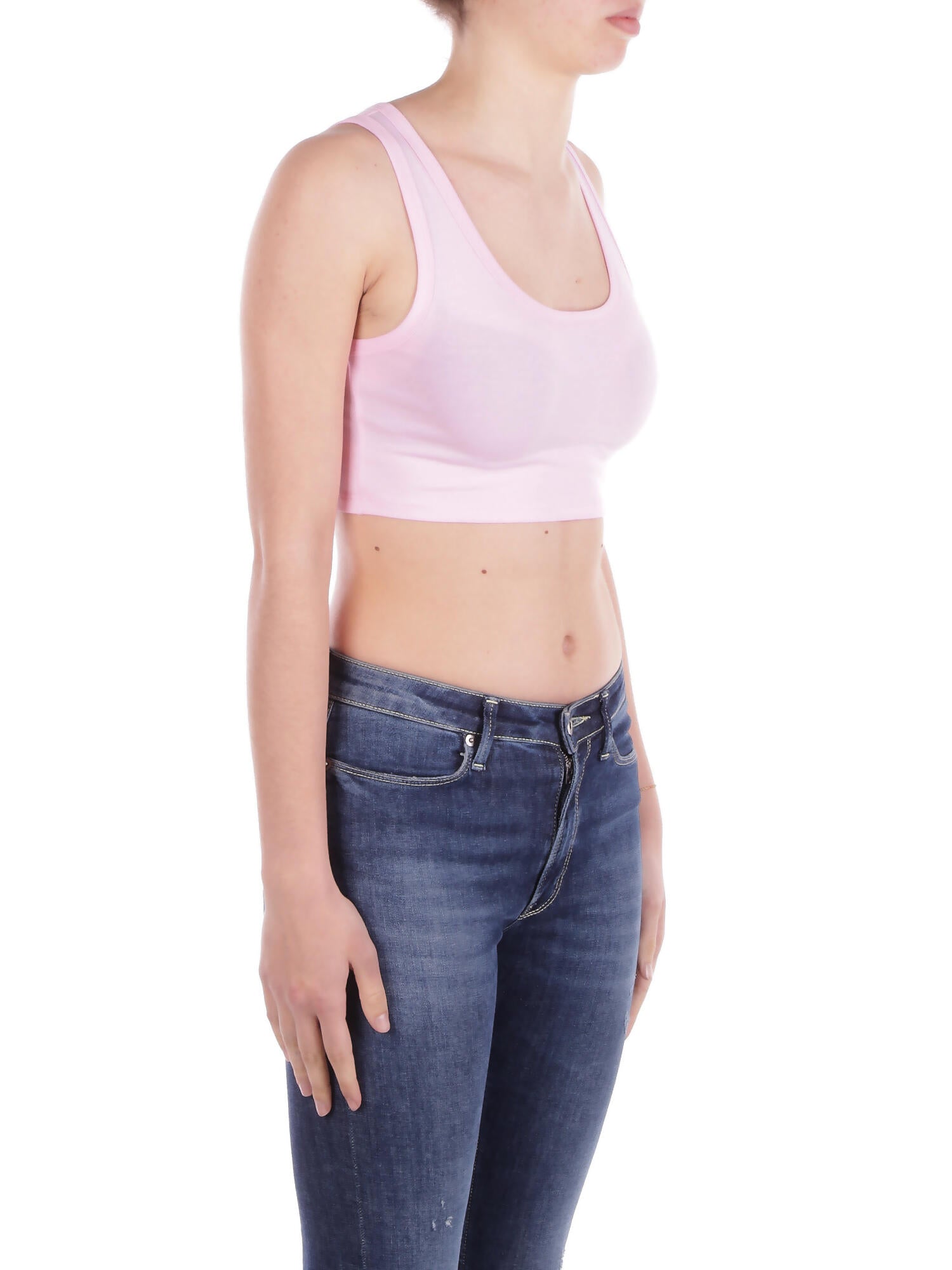 GCDS Donna Top B1EW2811UW1 55 Essentials mini top Pink