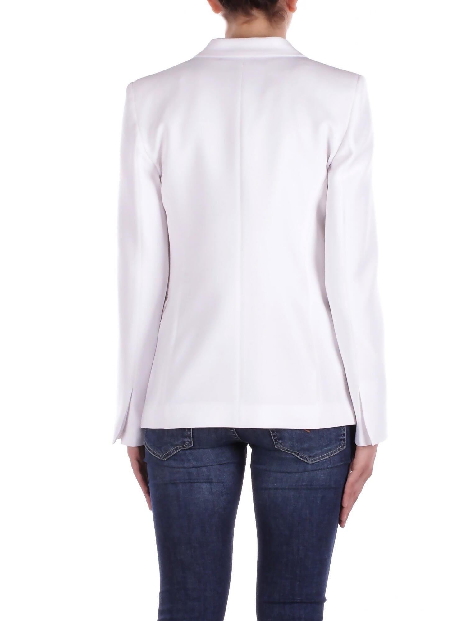 LIU JO Donna Giacca CA5340T2957 X025A Giacca slim doppiopetto White