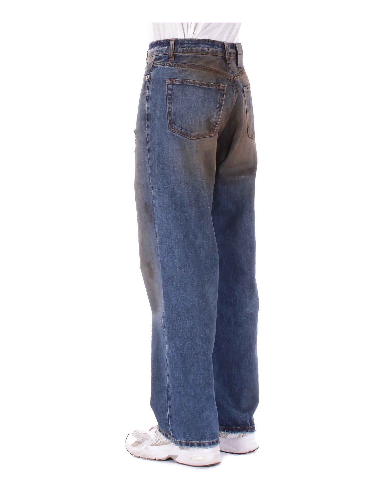 JOHN RICHMOND Uomo Jeans UMA25477JE DENIM BLU Jeans maglis Denim blu