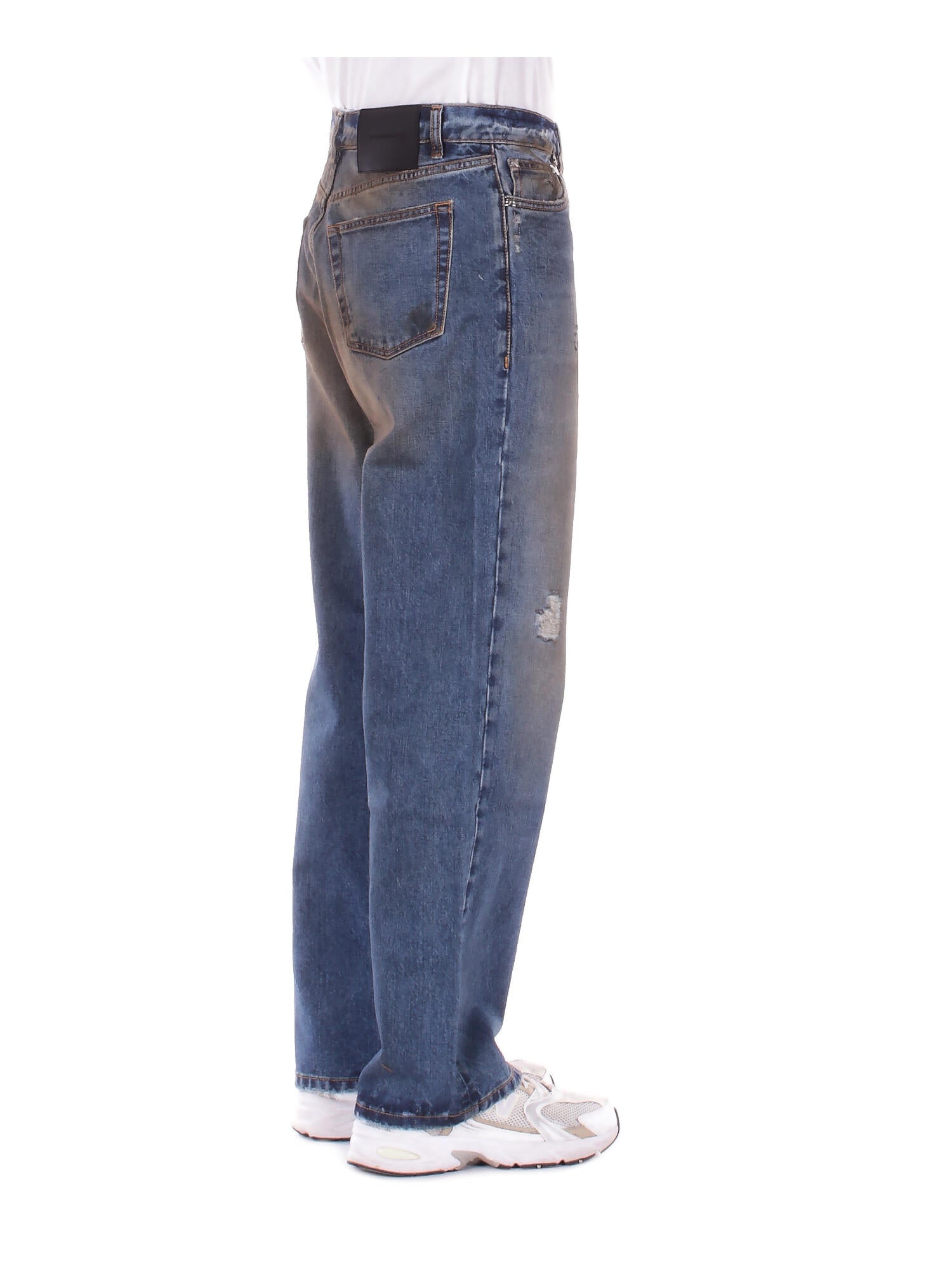 JOHN RICHMOND Uomo Jeans UMA25477JE DENIM BLU Jeans maglis Denim blu