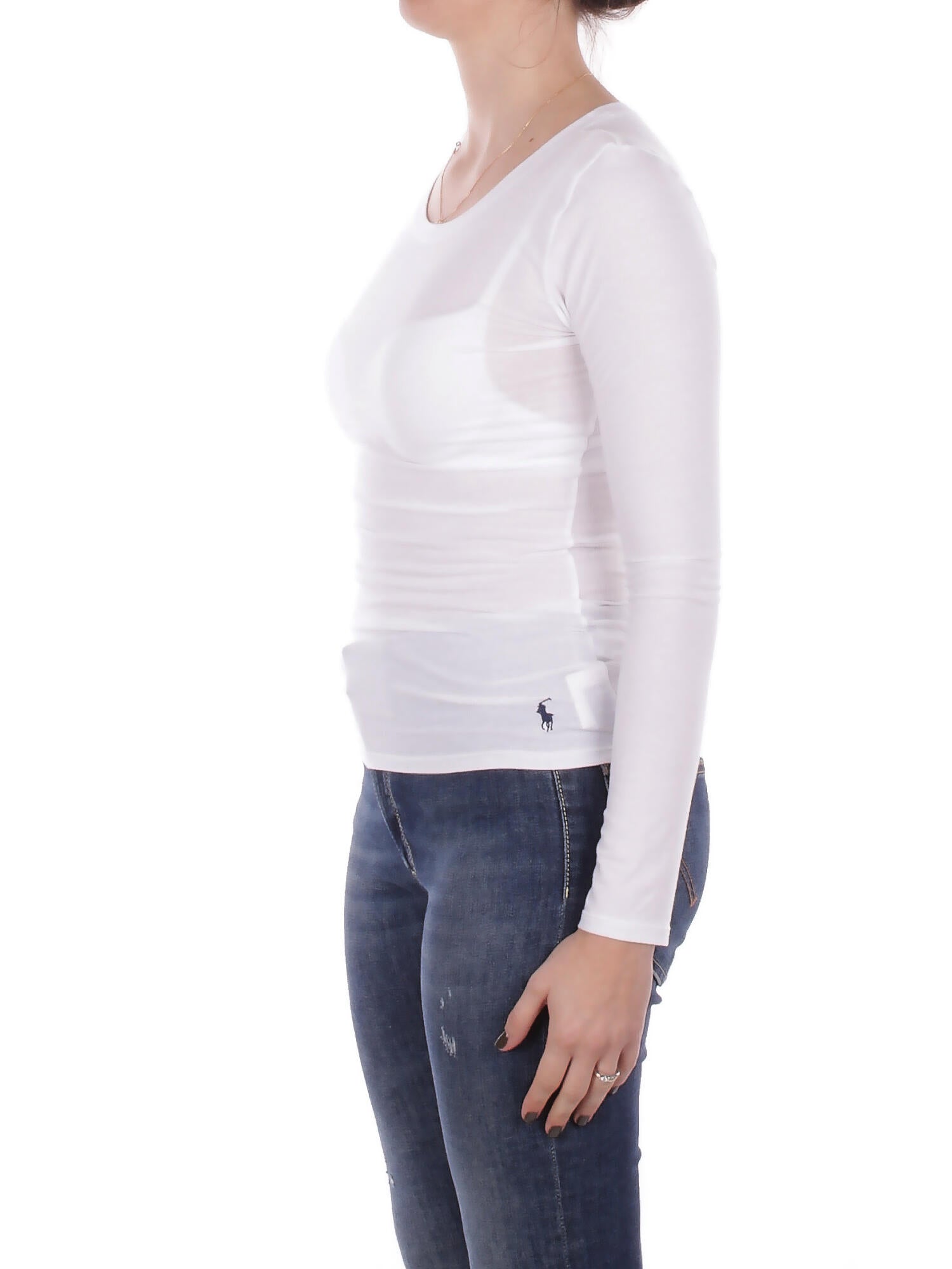 RALPH LAUREN Donna T-shirt 4P0494 192 T-shirt polo White