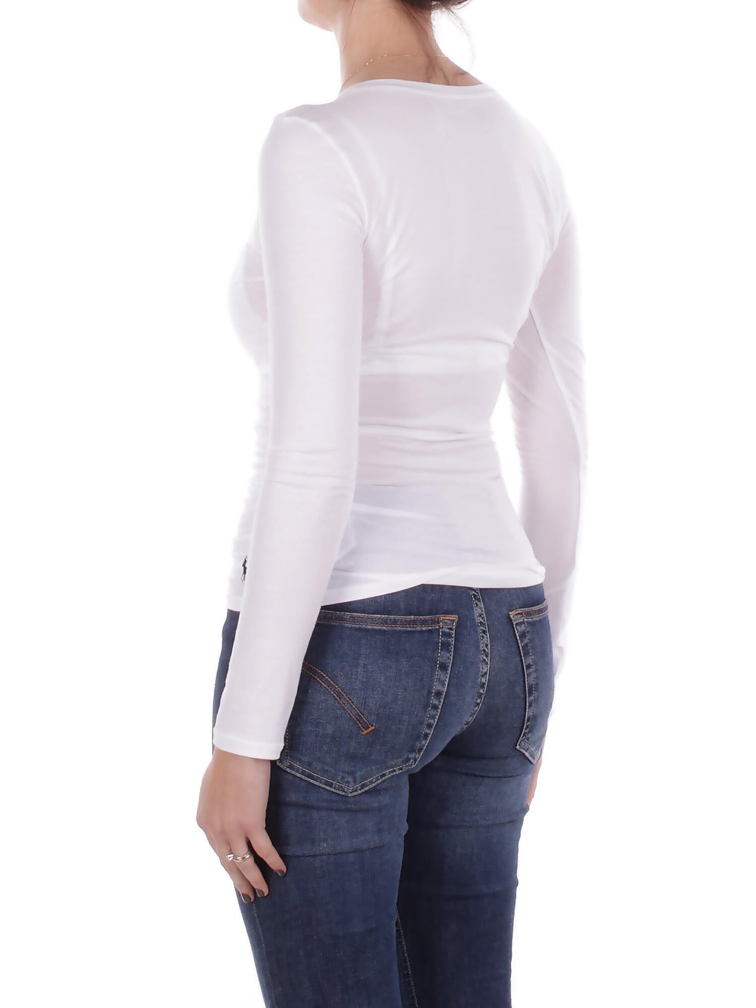 RALPH LAUREN Donna T-shirt 4P0494 192 T-shirt polo White