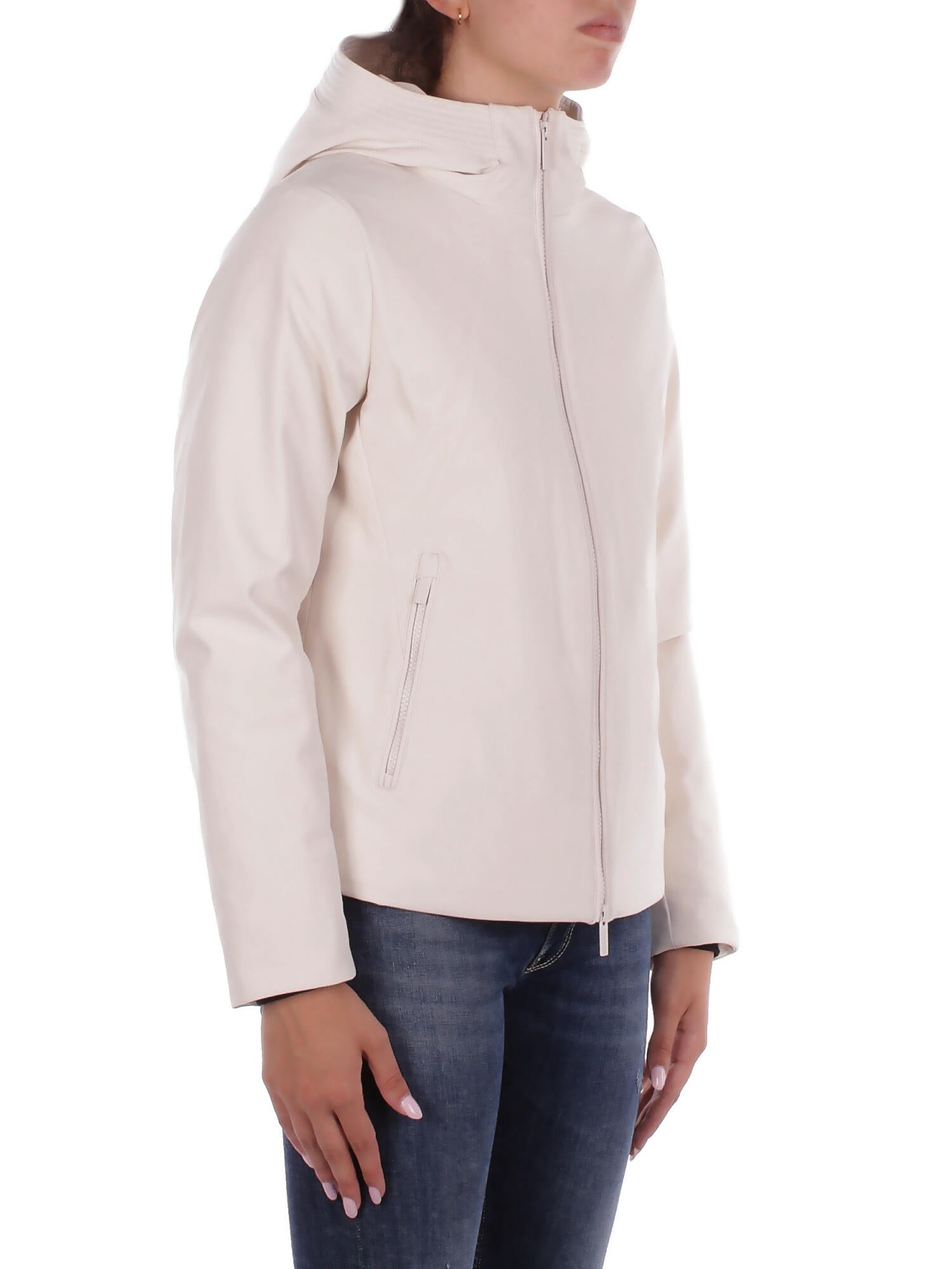 WOOLRICH Donna Giubbotto CFWWOU2171FRUT3496 8743 Firth down short parka Crema