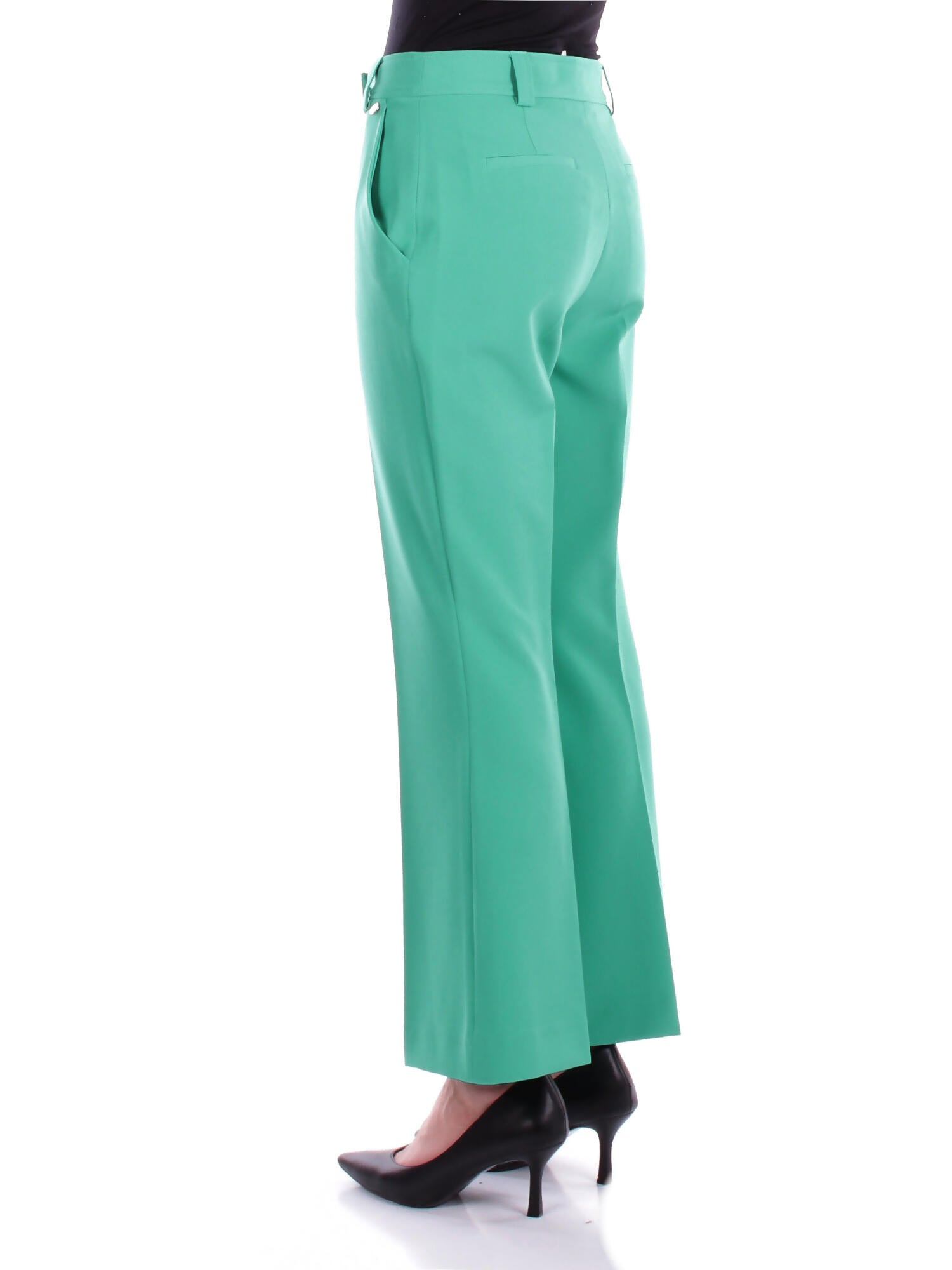LIU JO Donna Pantalone CA5094T2200 X068A Ecs pantalone trombetta Smeraldo
