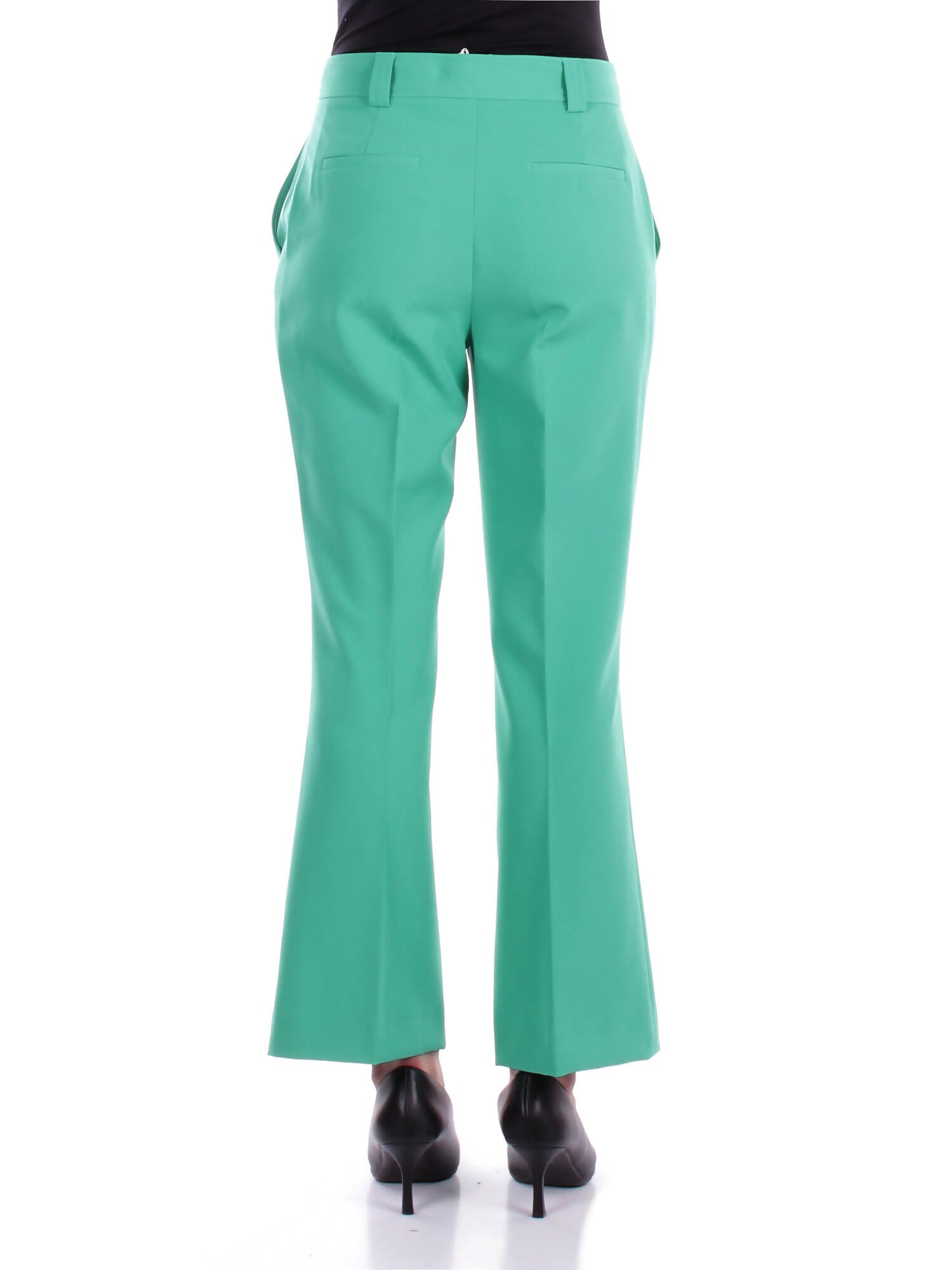 LIU JO Donna Pantalone CA5094T2200 X068A Ecs pantalone trombetta Smeraldo