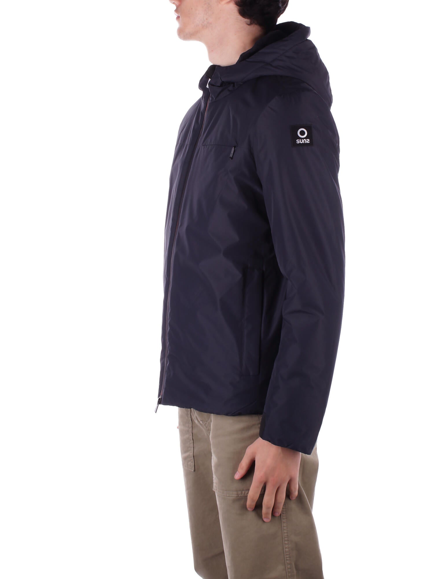SUNS Uomo Giubbotto GBS53038U DARK BLU Jacket - aurelio velour Dark blu