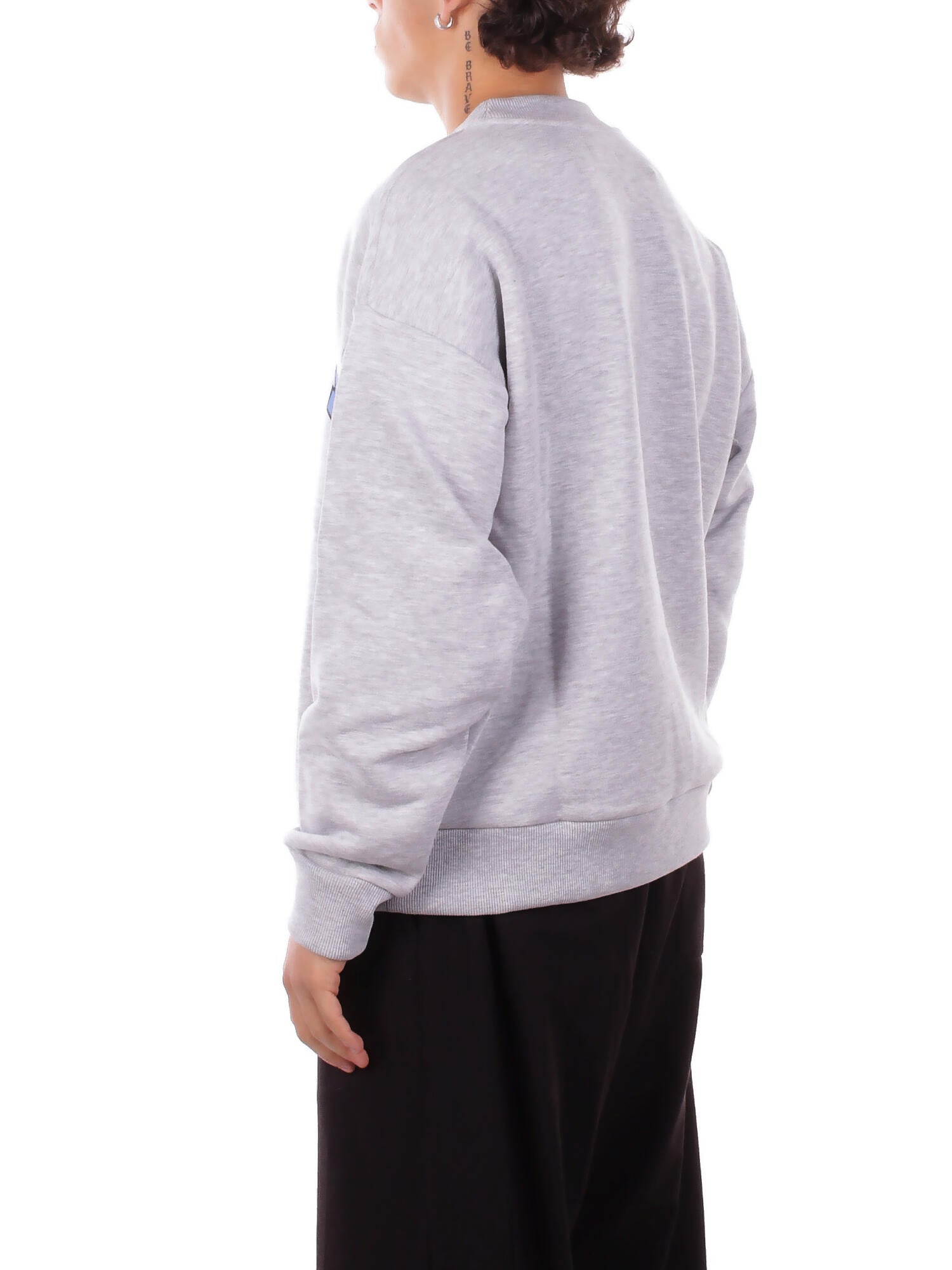 MARKET Uomo Felpa F5MKMASW007 955 Sweatshirt man Cenere