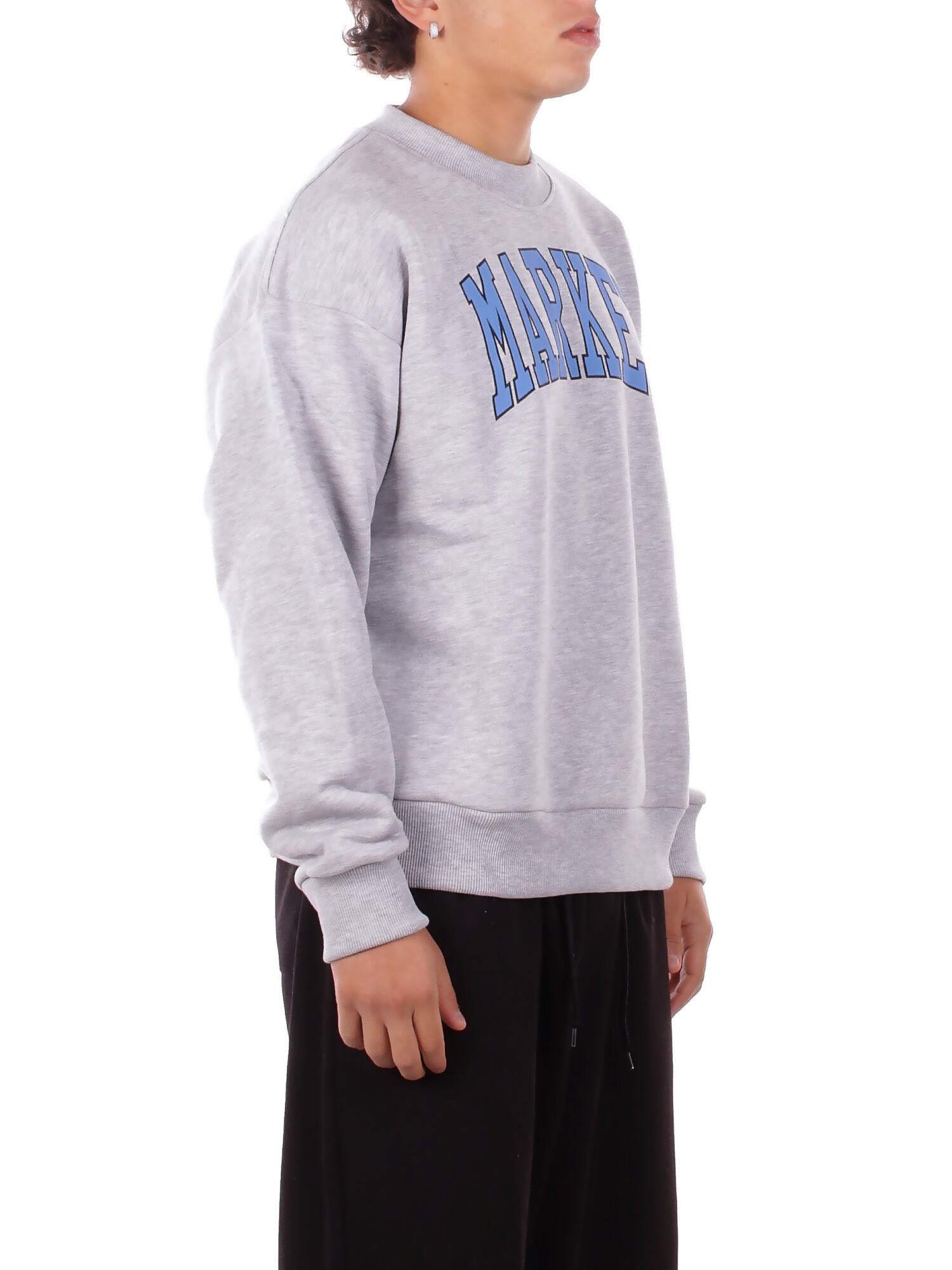 MARKET Uomo Felpa F5MKMASW007 955 Sweatshirt man Cenere