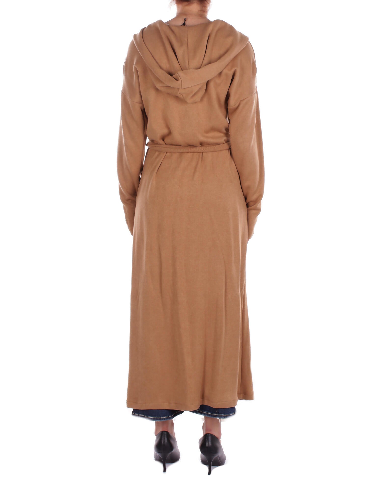 KOSTUMN1Â° Donna Maglia KI2578 CAMMELLO Cardigan in cachemire Cammello