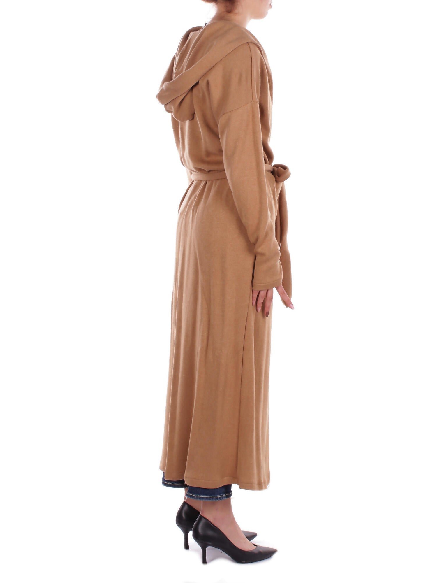 KOSTUMN1Â° Donna Maglia KI2578 CAMMELLO Cardigan in cachemire Cammello