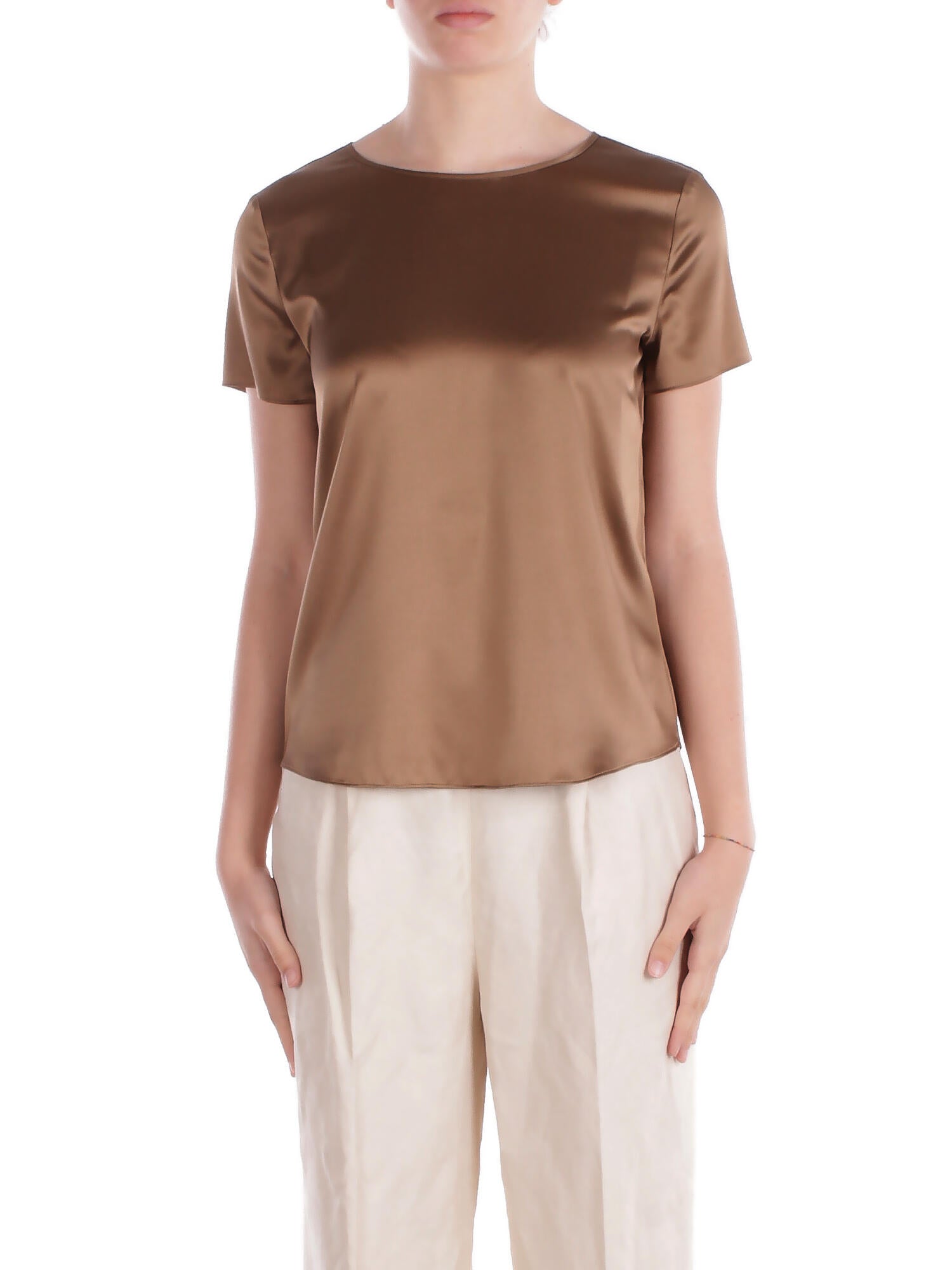 EMPORIO ARMANI Donna Blusa 8N2K152NXXZ U6190 Top Cannella