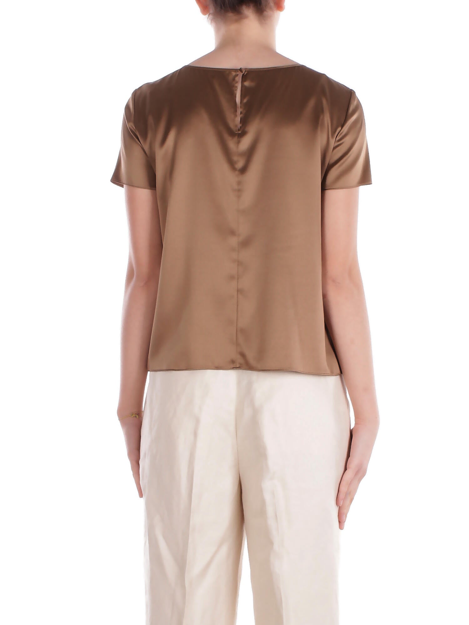 EMPORIO ARMANI Donna Blusa 8N2K152NXXZ U6190 Top Cannella