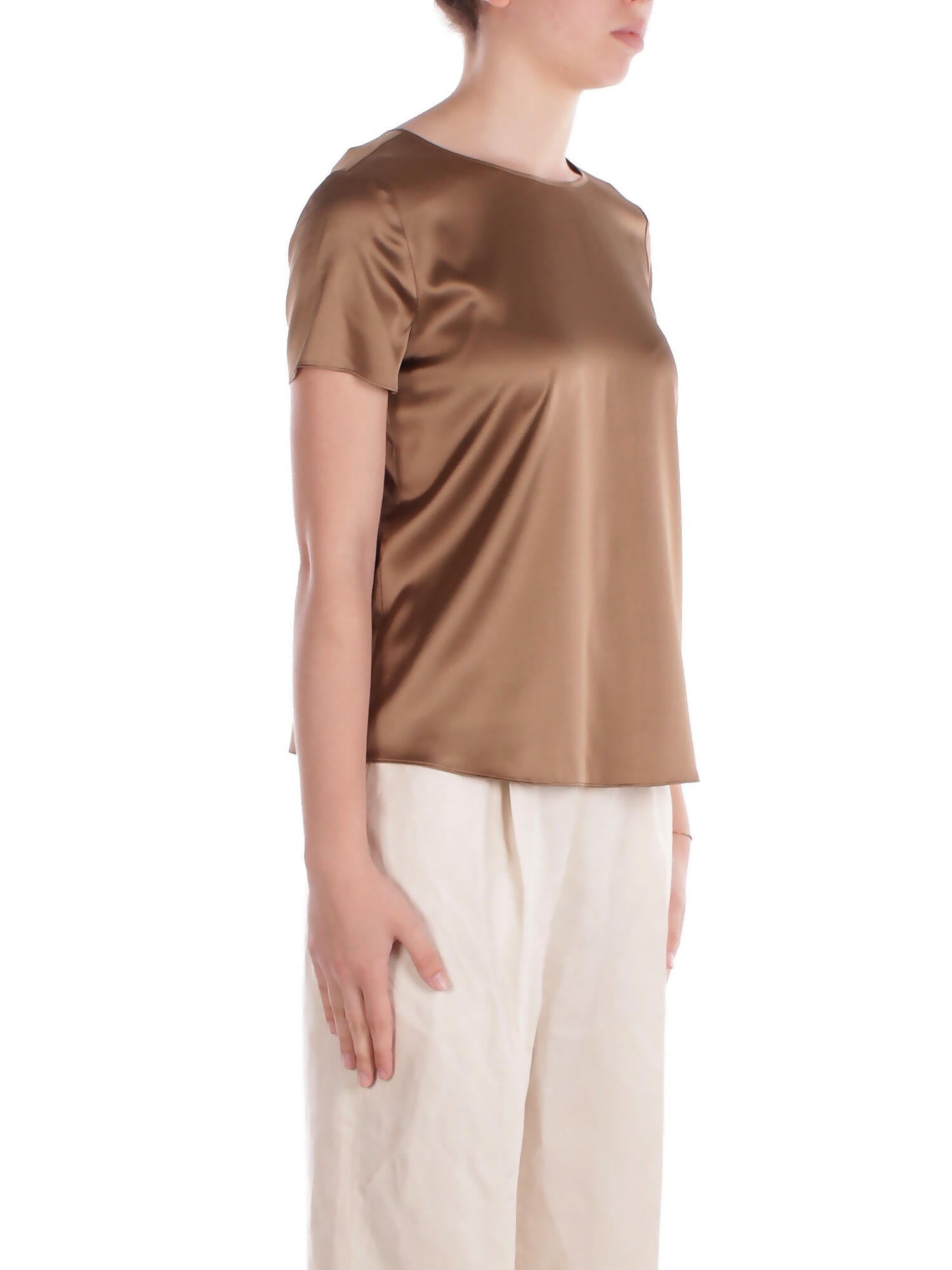 EMPORIO ARMANI Donna Blusa 8N2K152NXXZ U6190 Top Cannella