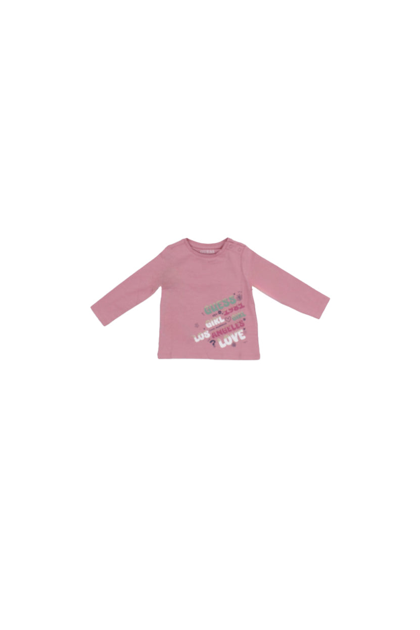 GUESS Bambina T-shirt K5YI22 K6YW4 G67G Ls t-shirt Rosa