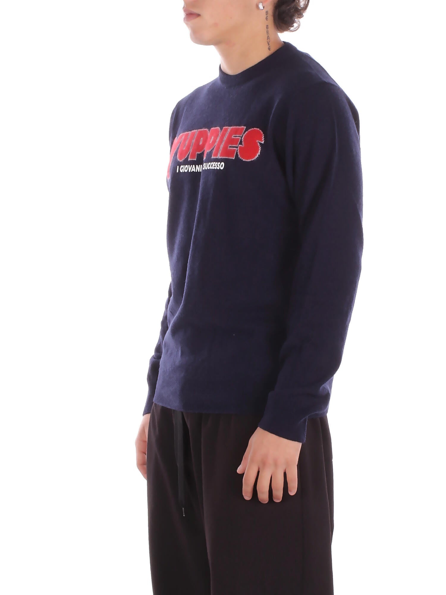 MC2 SAINT BARTH Uomo Maglia HER0005 03429I 61 Heron light yuppies Blu