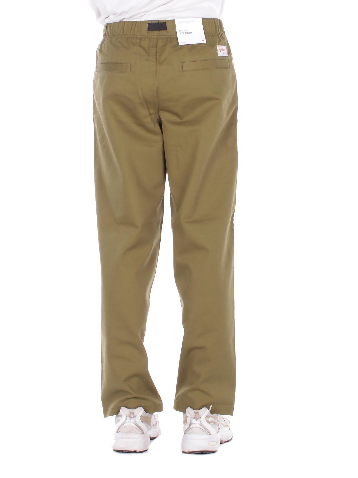 ONLY & SONS Uomo Pantalone 22035291 TWILL Onshenry straight 0518 belt Verde